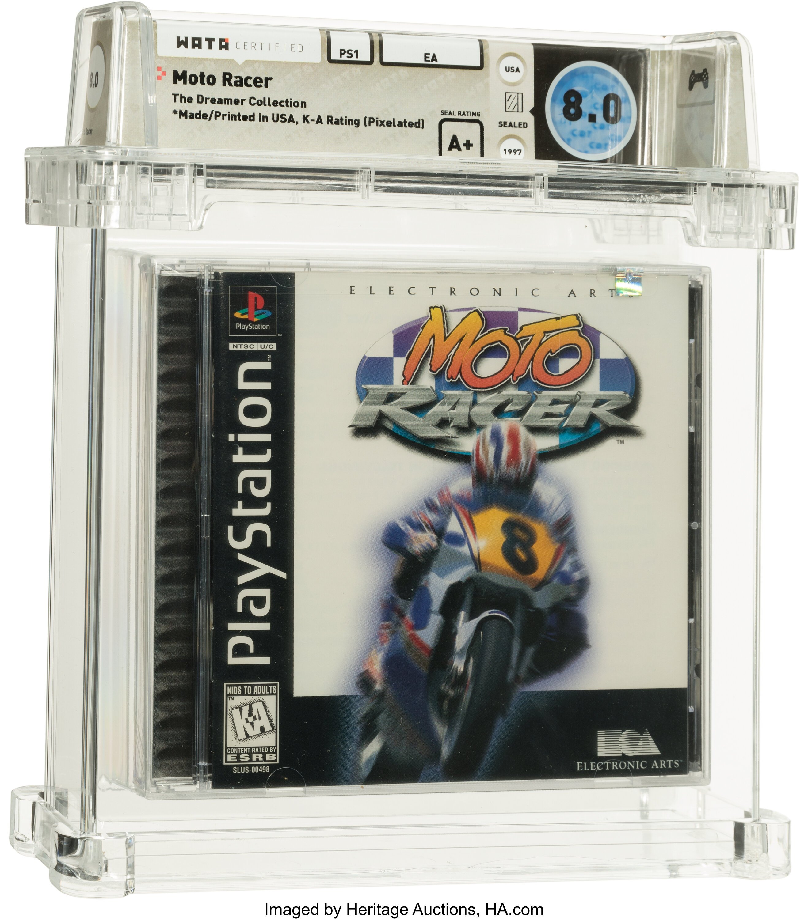 Moto Racer (PS1): PSA Pop Report & Prices