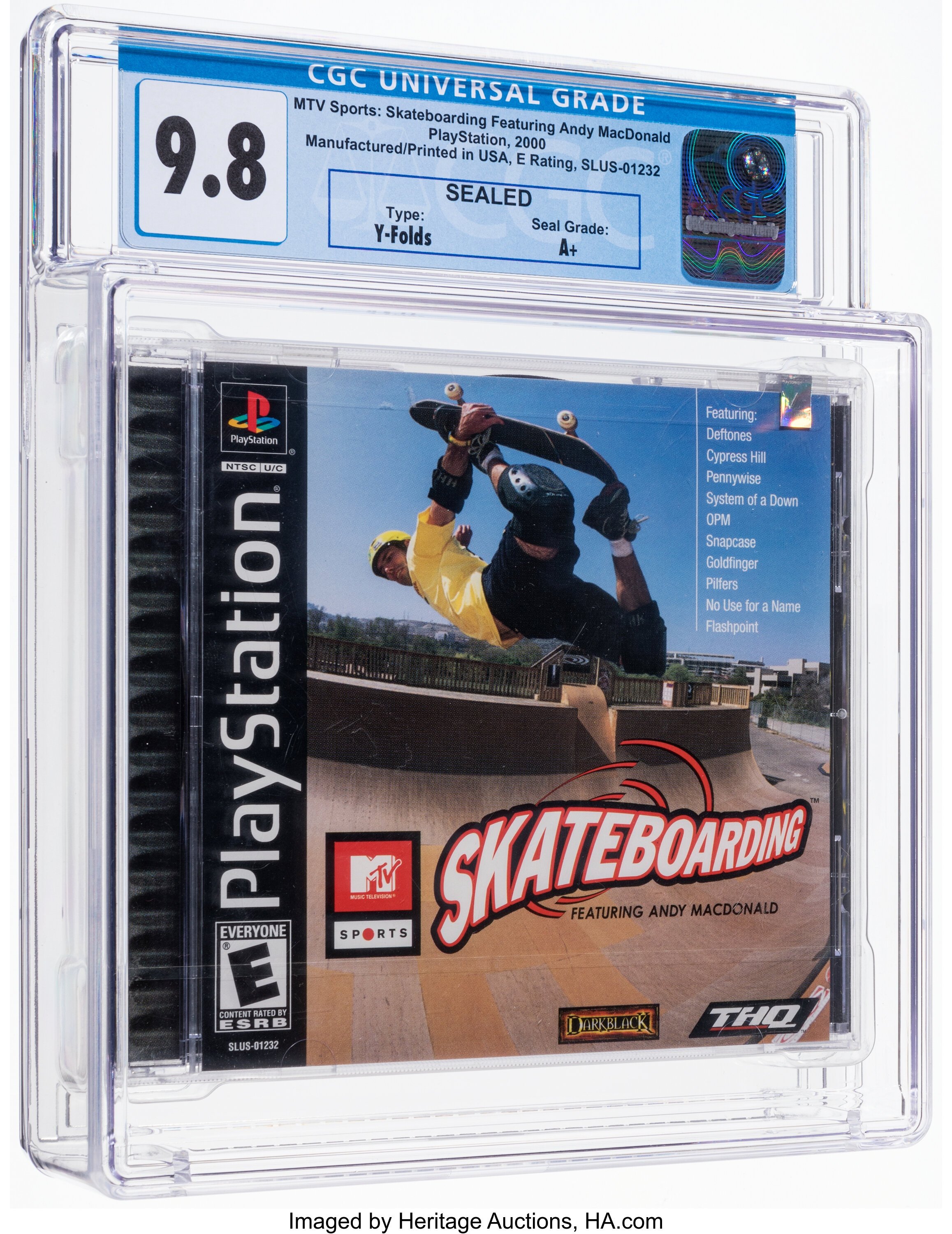 MTV Sports: Skateboarding featuring Andy MacDonald (PS1)