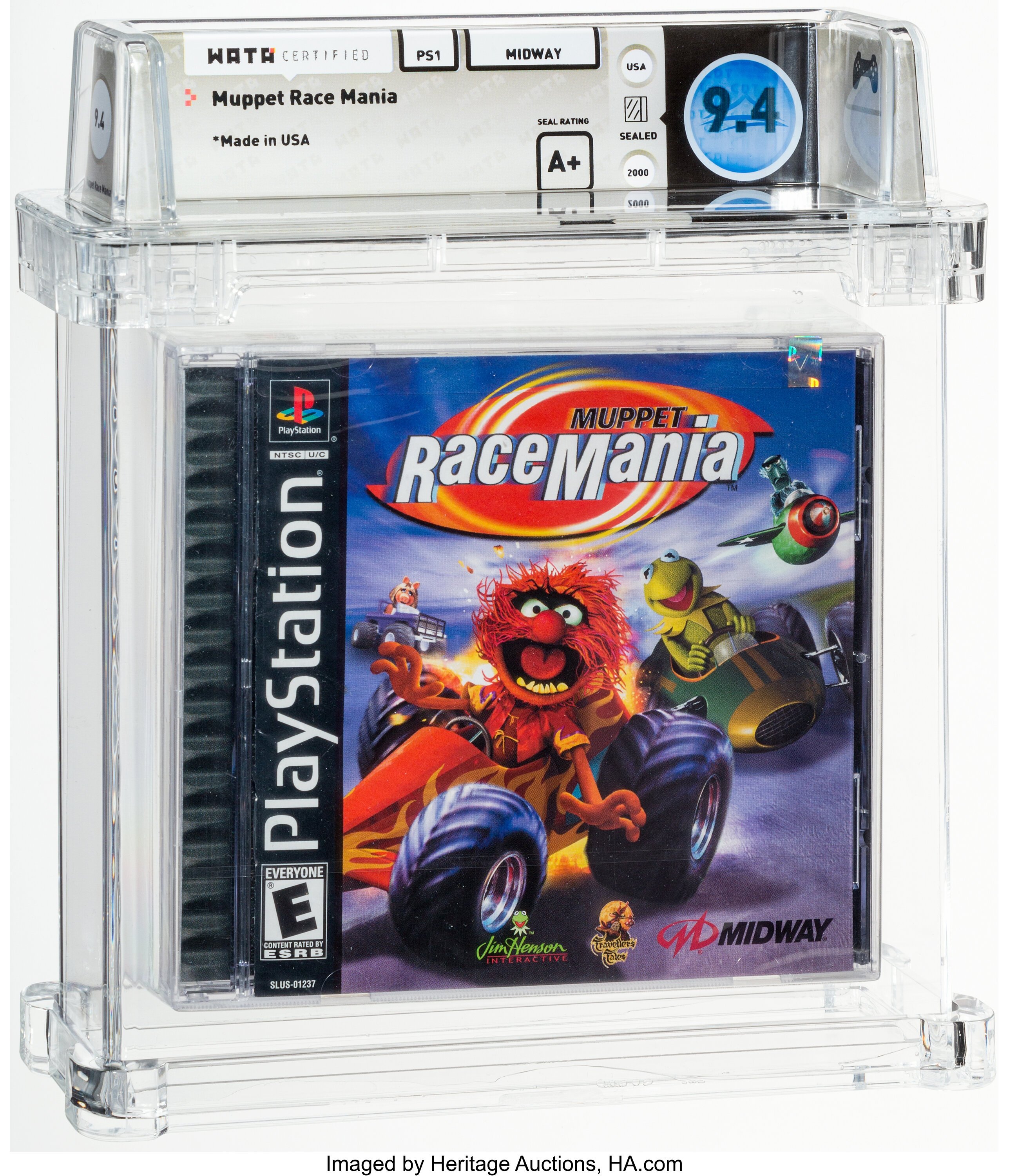 Muppet Race Mania (PS1): PSA Pop Report & Prices