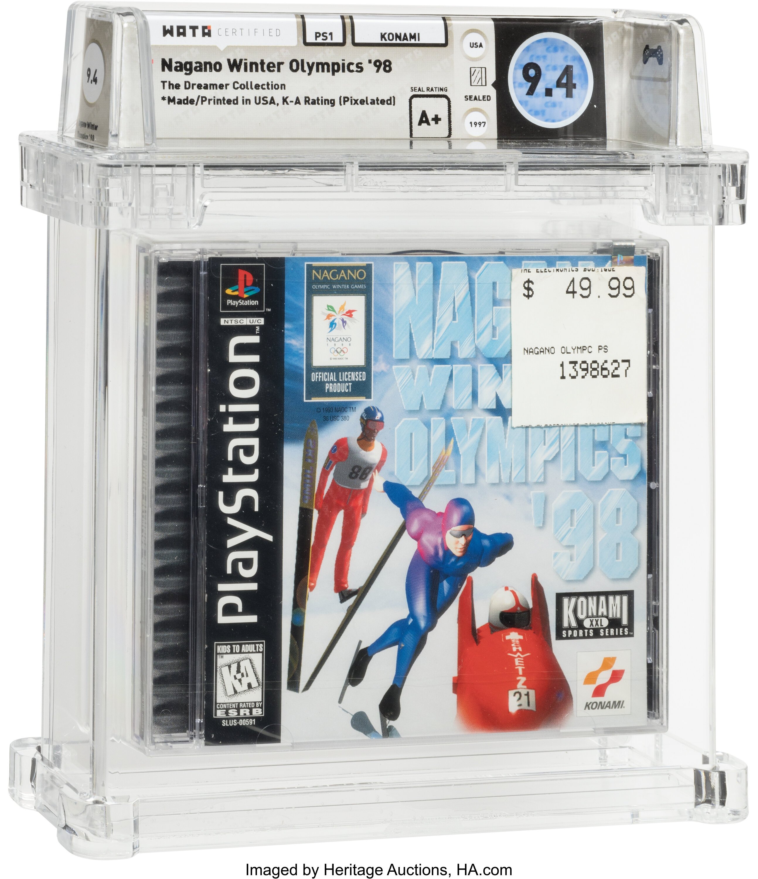 Nagano Winter Olympics '98 (PS1): PSA Pop Report & Prices