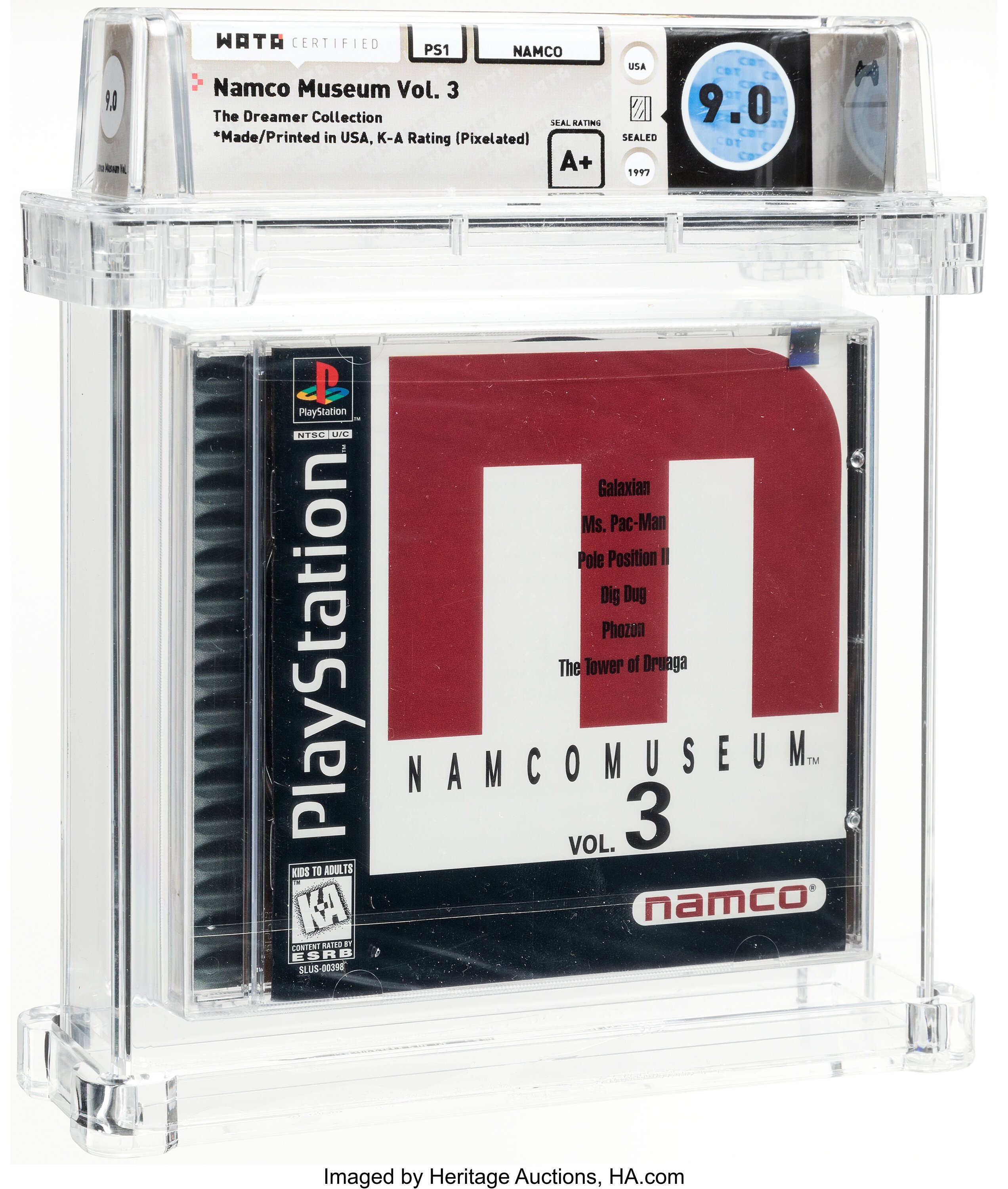 Namco Museum Vol. 3 (PS1): PSA Pop Report & Prices