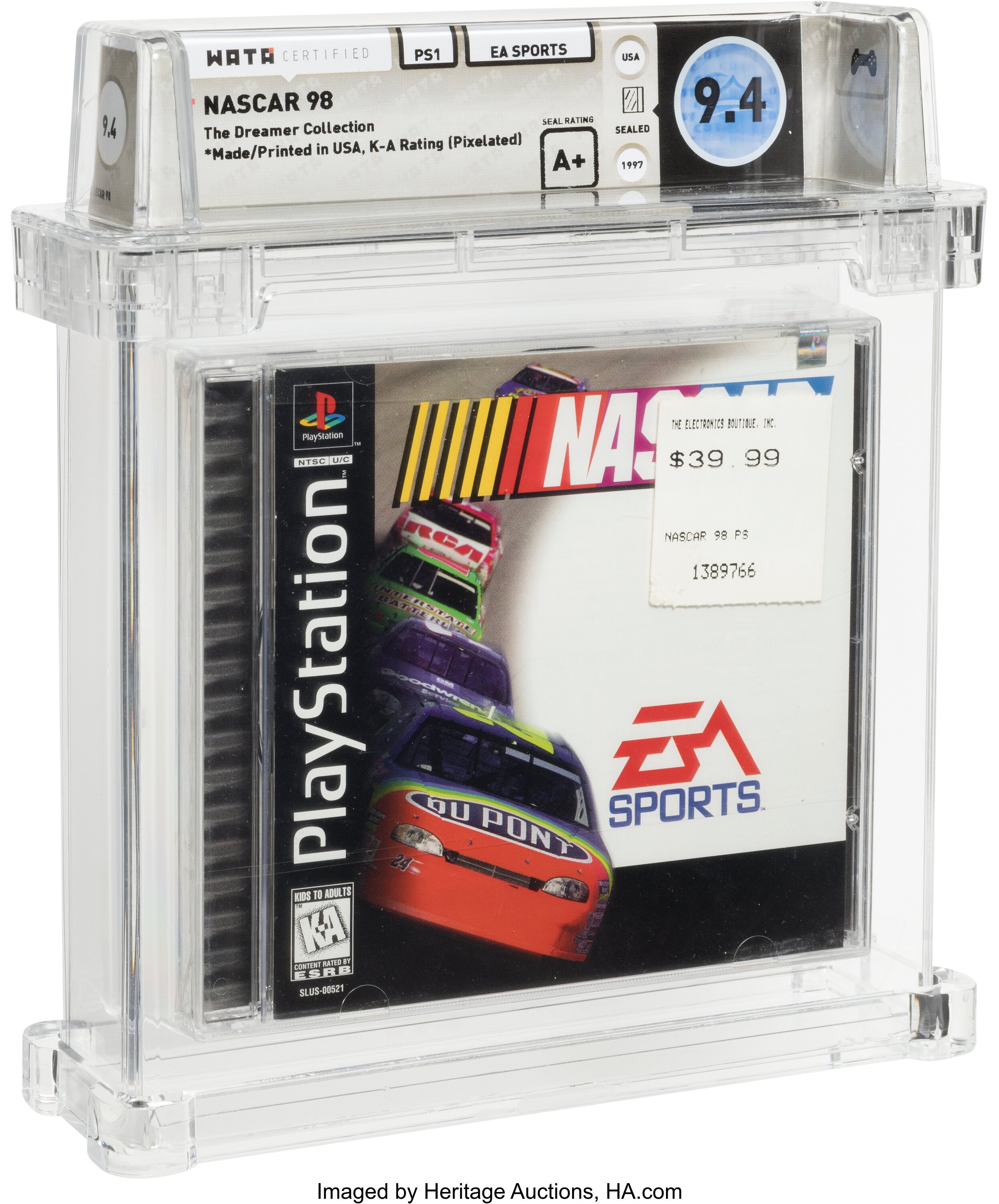 NASCAR 98 (PS1): PSA Pop Report & Prices