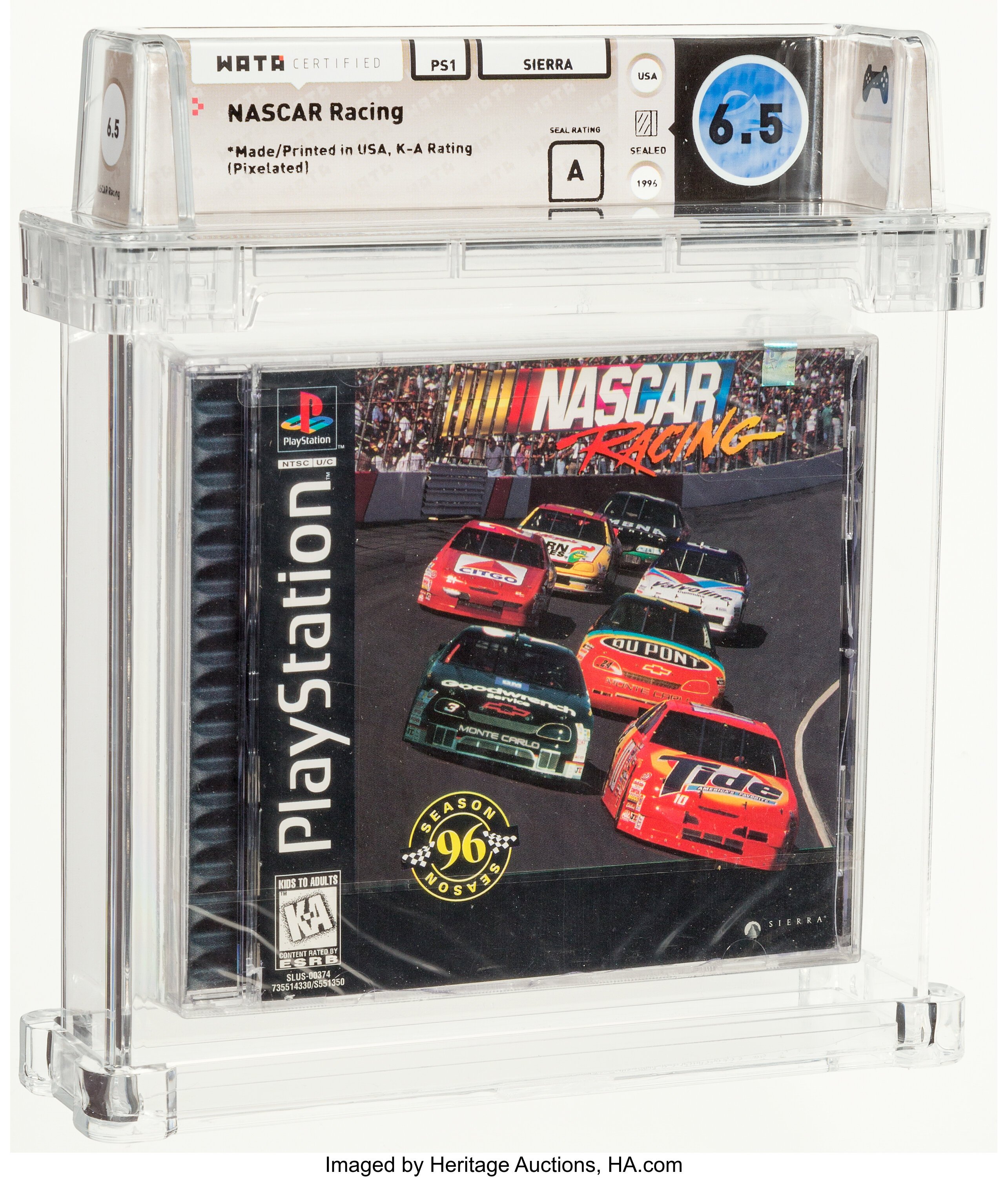 NASCAR Racing (PS1): PSA Pop Report & Prices
