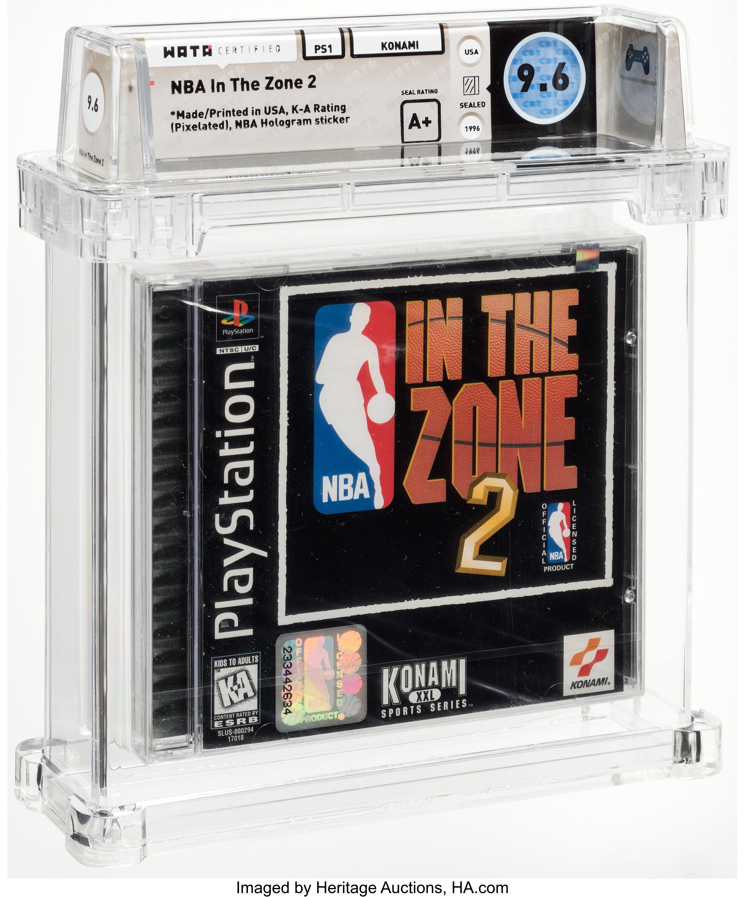 NBA In The Zone 2 (PS1): PSA Pop Report & Prices