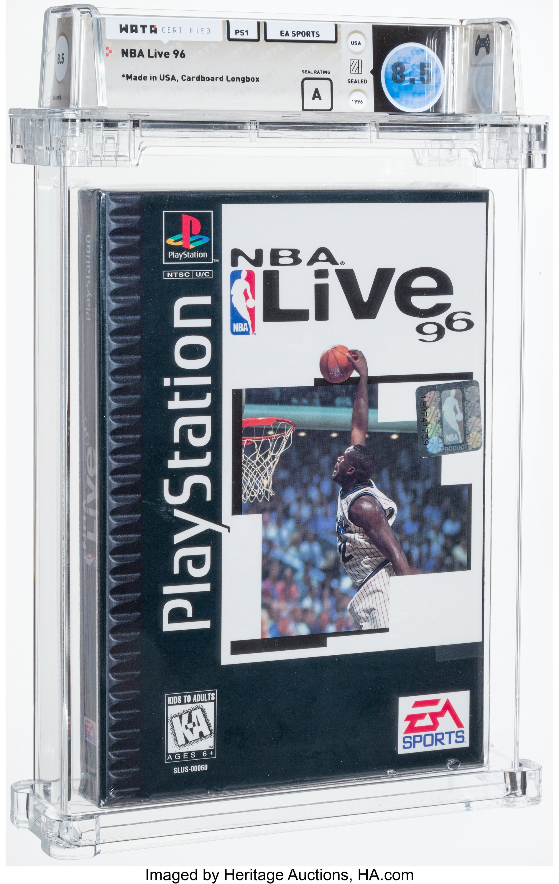 NBA Live 96 (PS1): PSA Pop Report & Prices