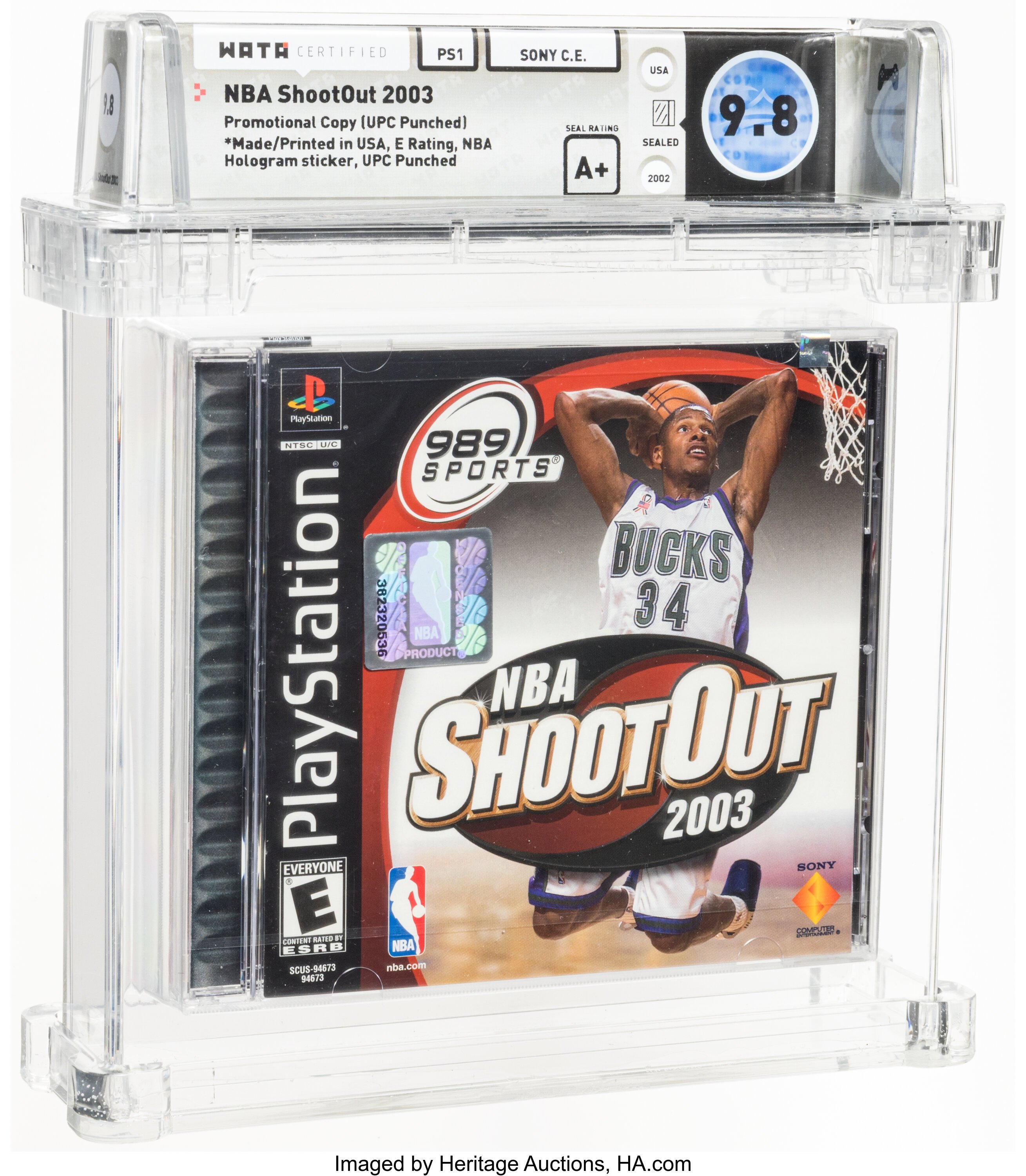 NBA ShootOut 2003 (PS1): PSA Pop Report & Prices