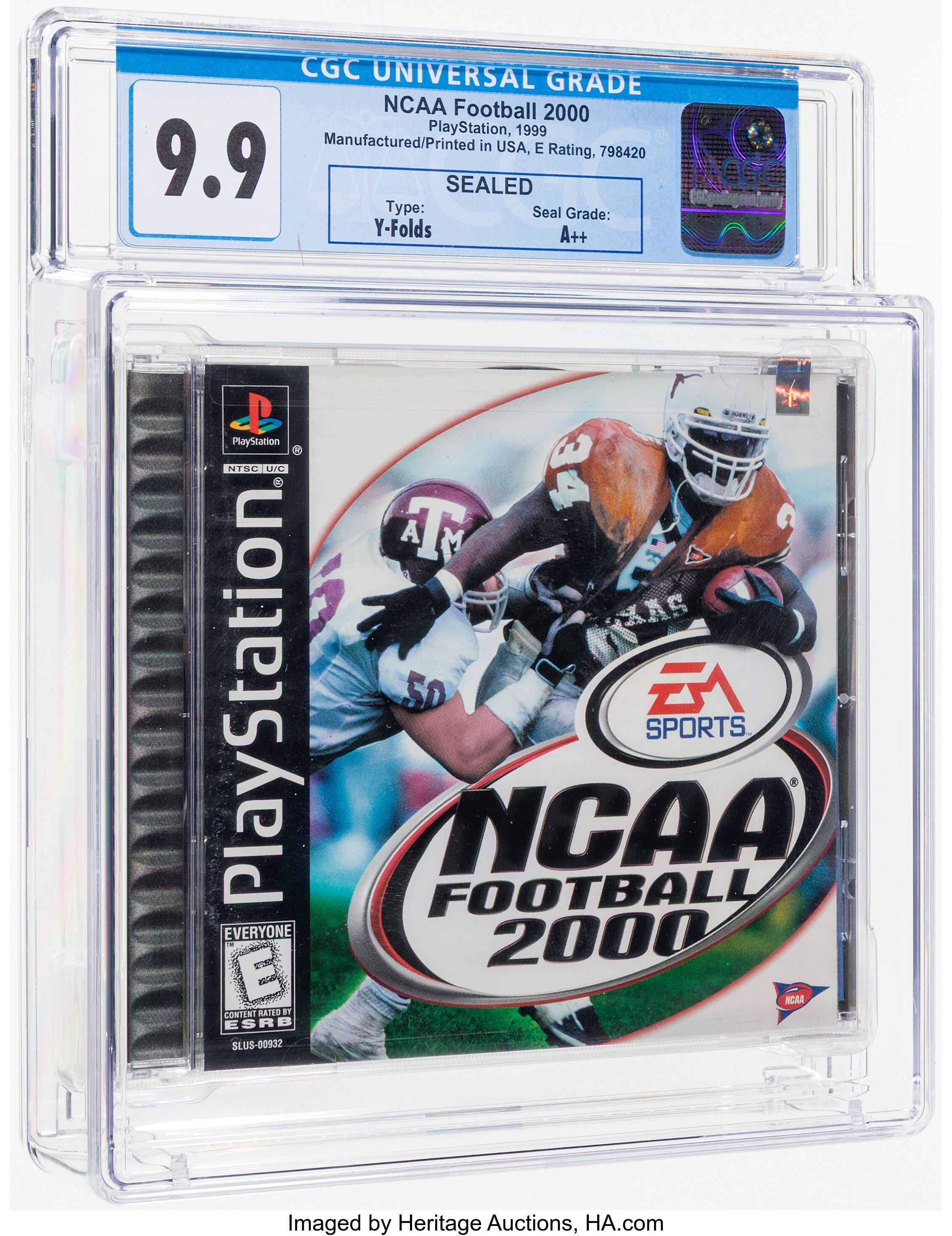 NCAA Football 2000 (PS1): PSA Pop Report & Prices