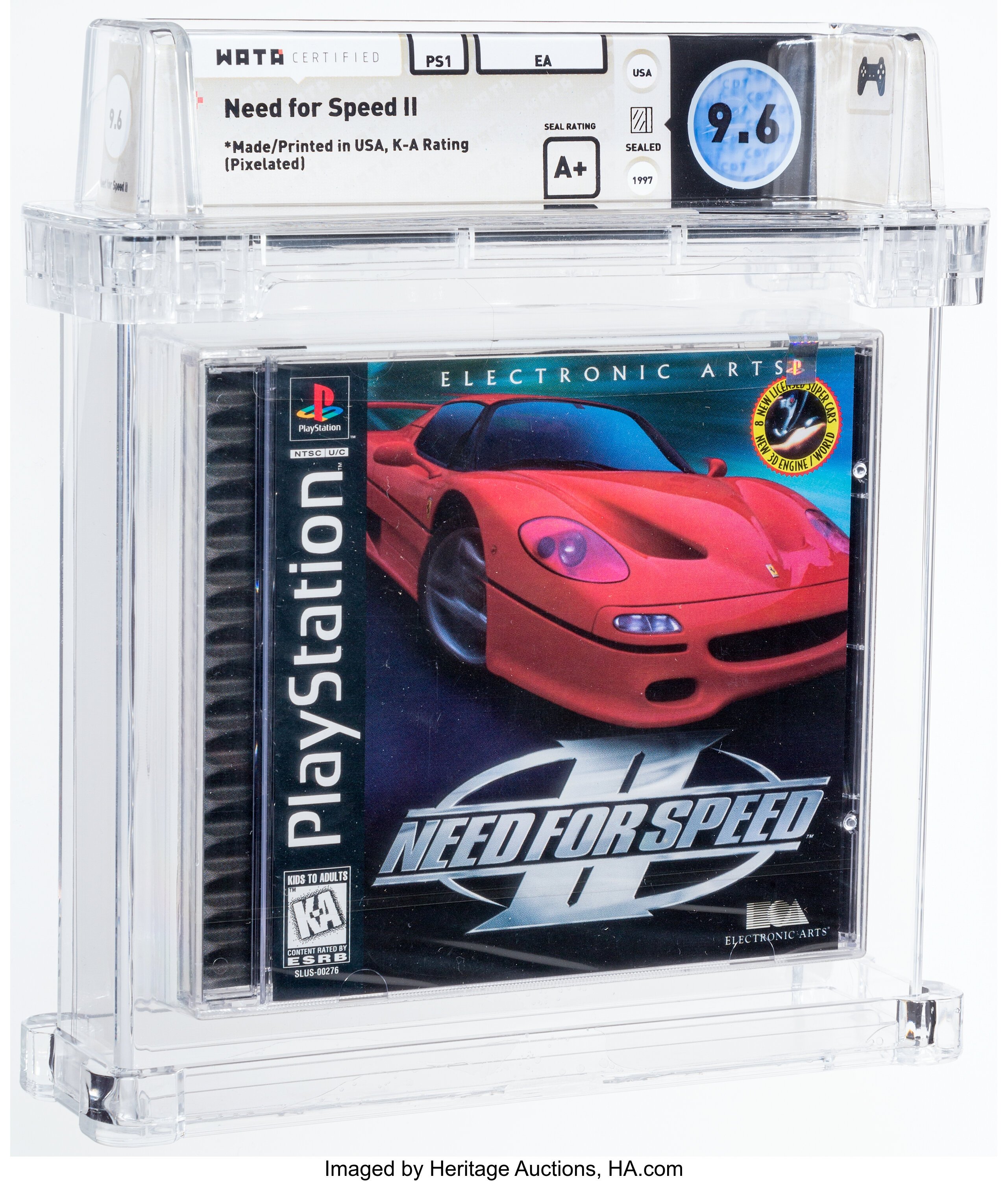 Need for Speed II (PS1): PSA Pop Report & Prices