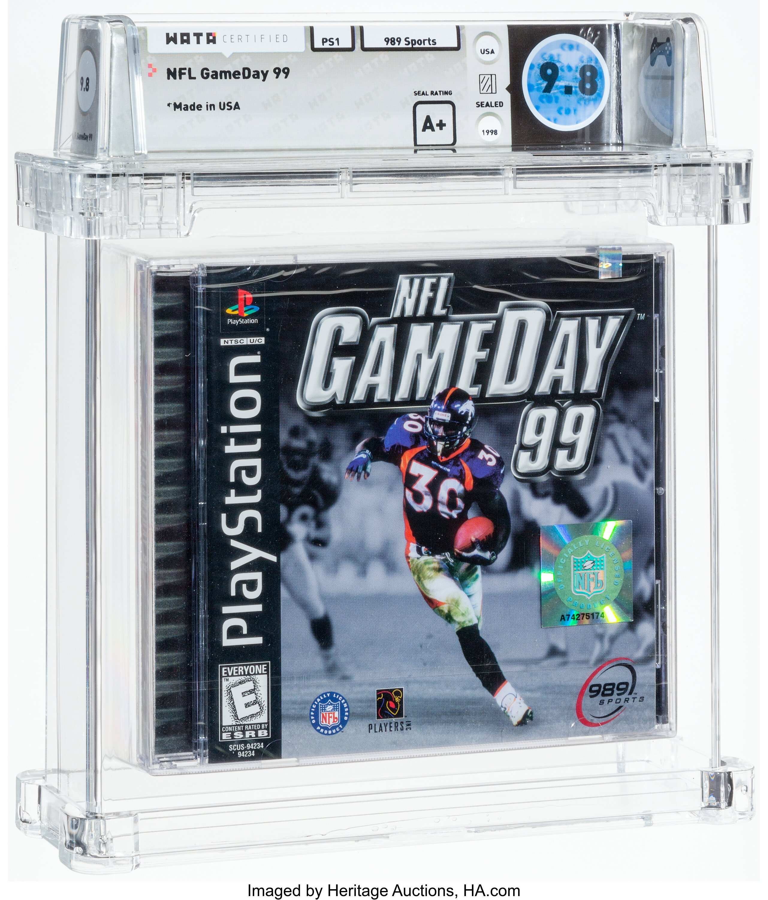 NFL GameDay 99 (PS1): PSA Pop Report & Prices