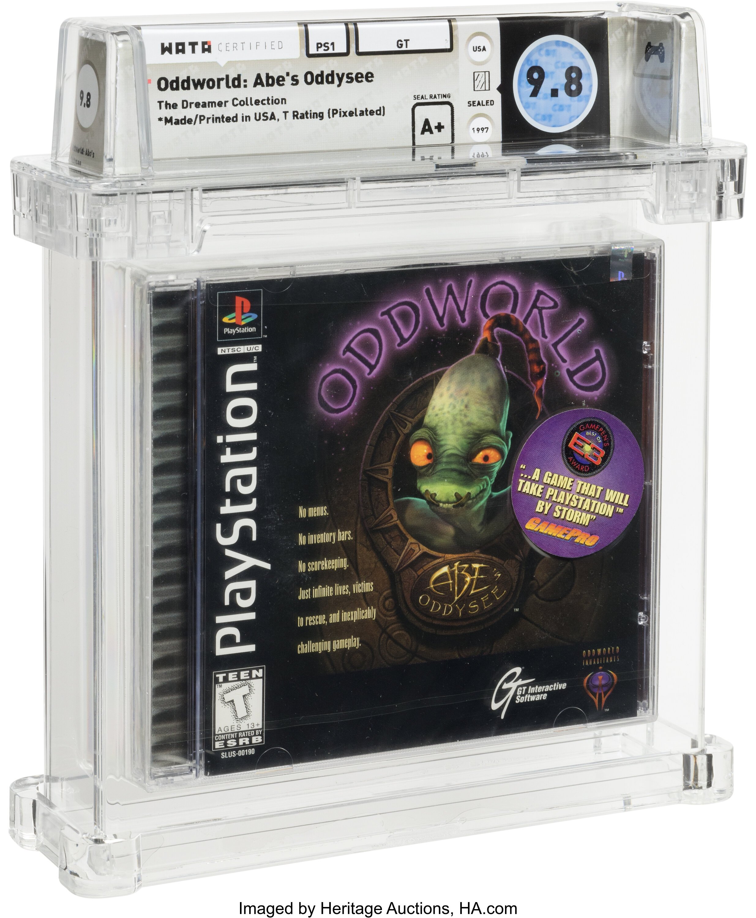 Oddworld: Abe's Oddysee (PS1) — PSA Pop Report & Prices