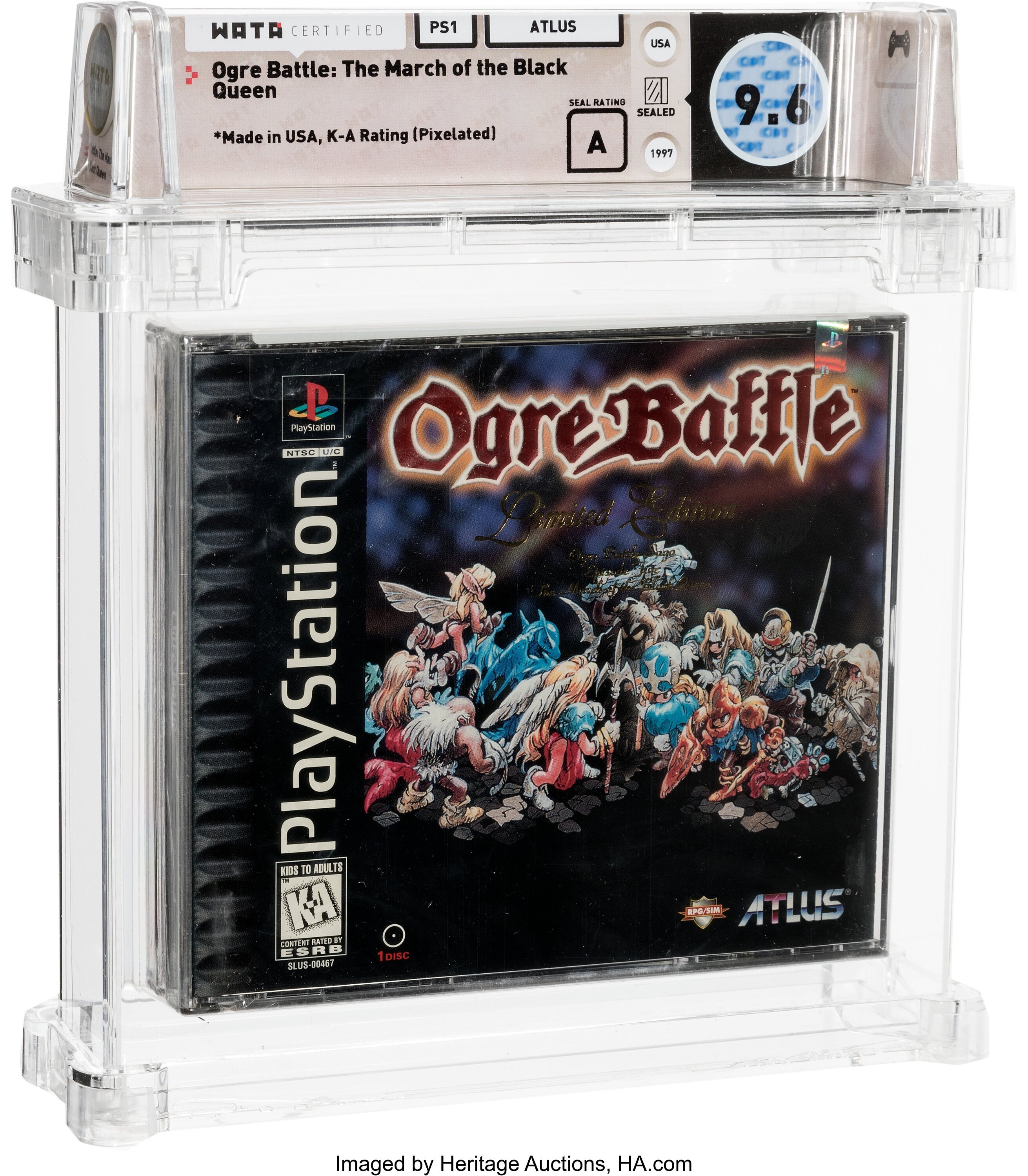 Ogre Battle: The March of the Black Queen (PS1) — Pop Report