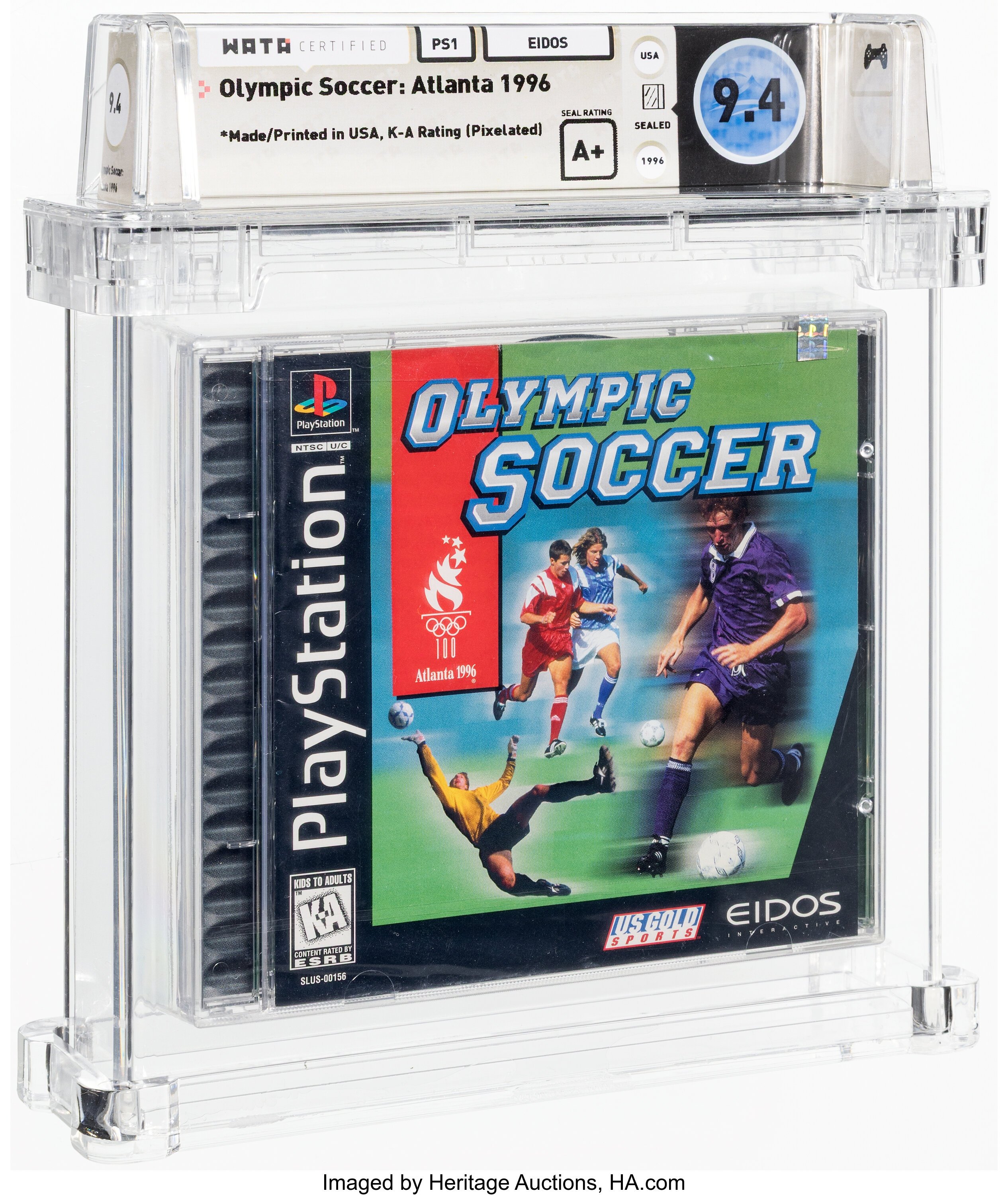 Olympic Soccer: Atlanta 1996 (PS1) — PSA Pop Report & Prices
