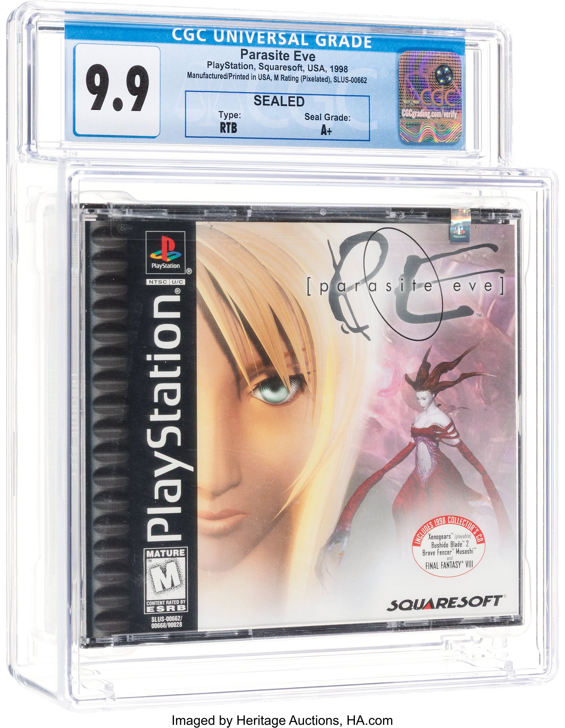 Parasite Eve (PS1): PSA Pop Report & Prices