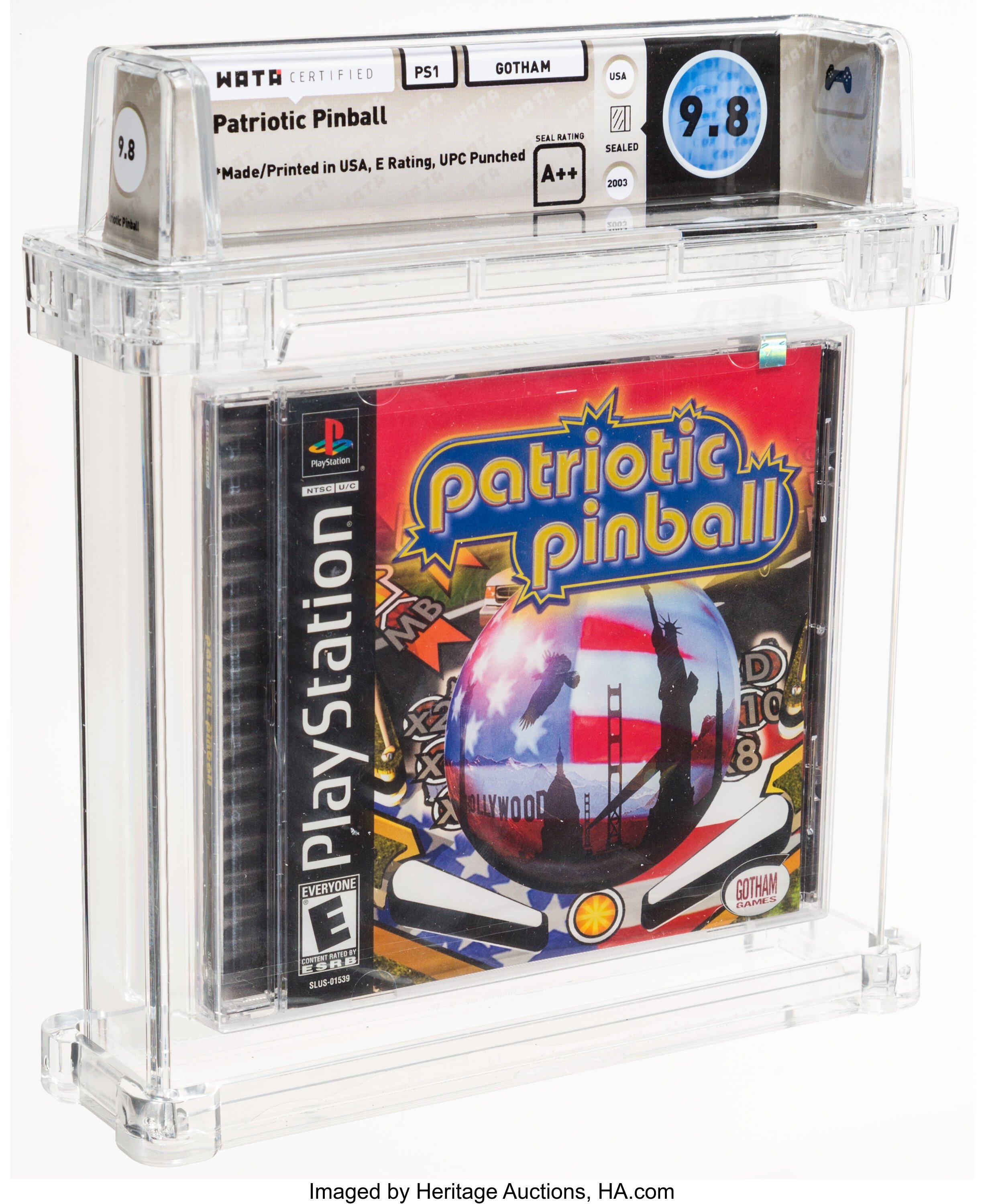 Patriotic Pinball (PS1): PSA Pop Report & Prices