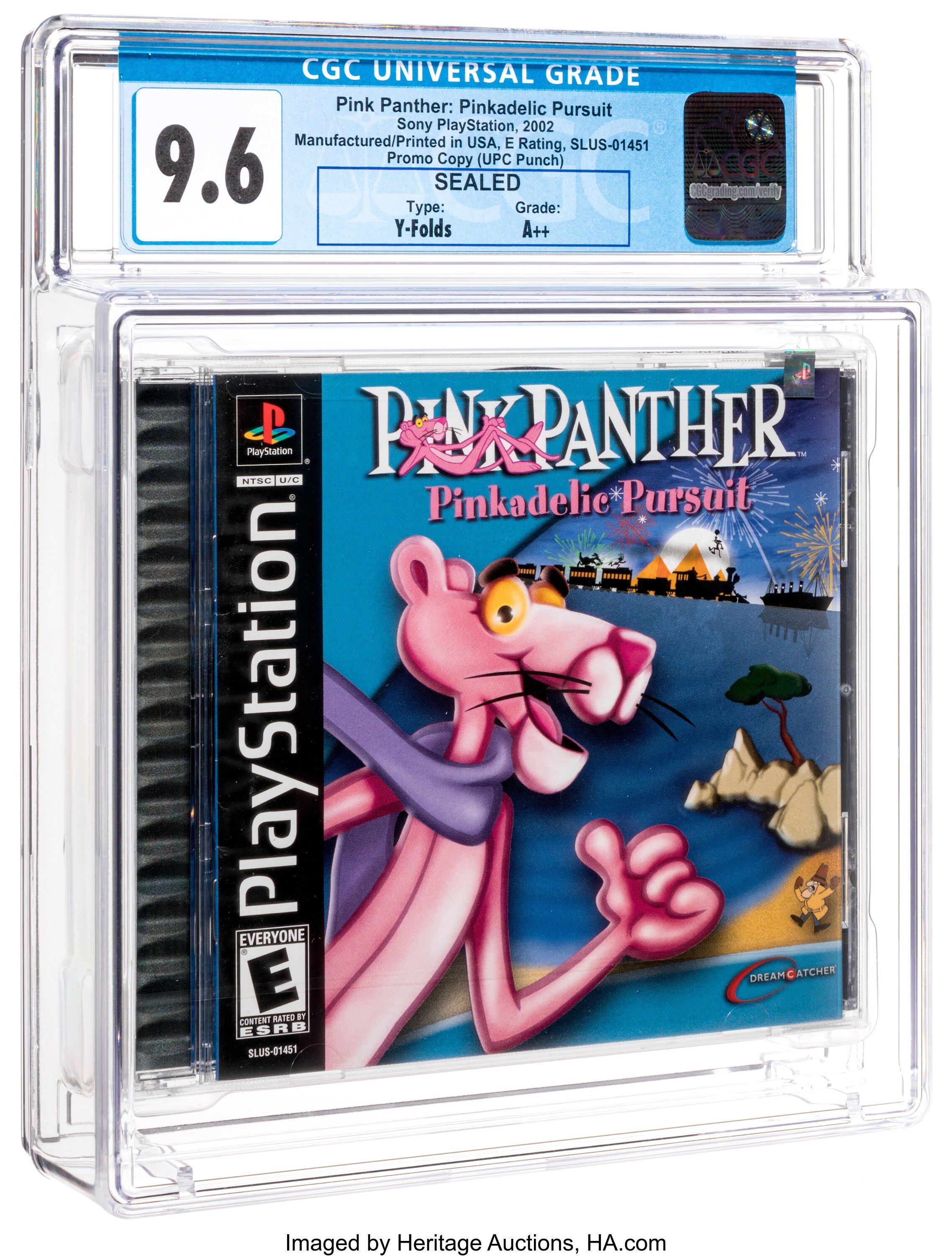 Pink Panther: Pinkadelic Pursuit (PS1) — PSA Pop & Prices