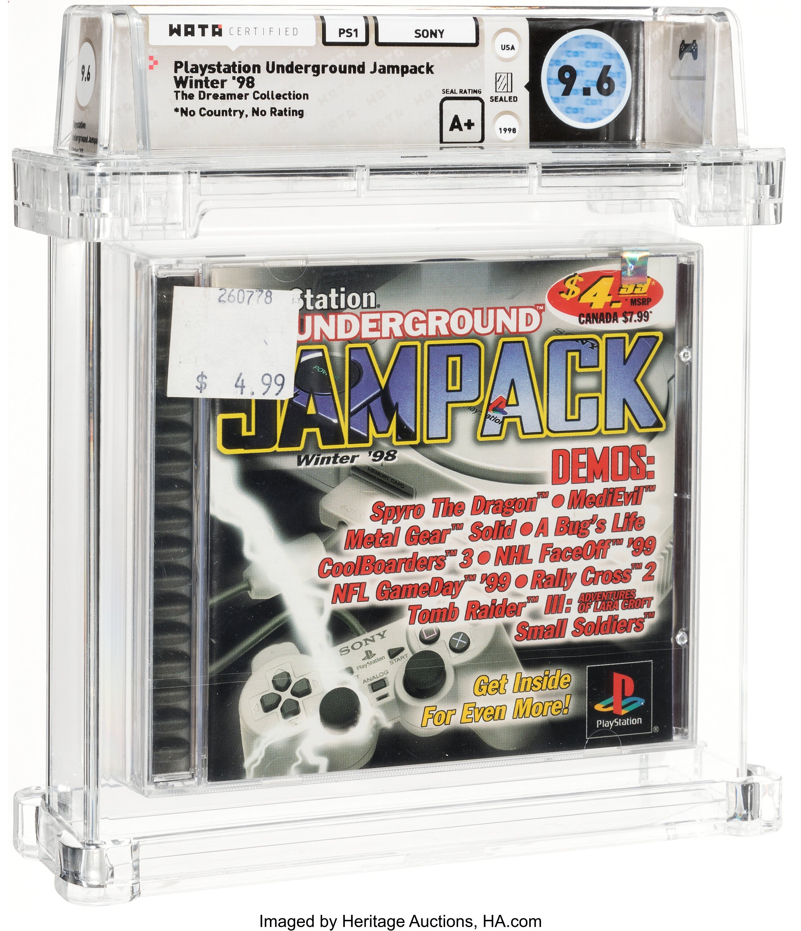 Playstation Underground Jampack Winter '98 (PS1): Pop Report