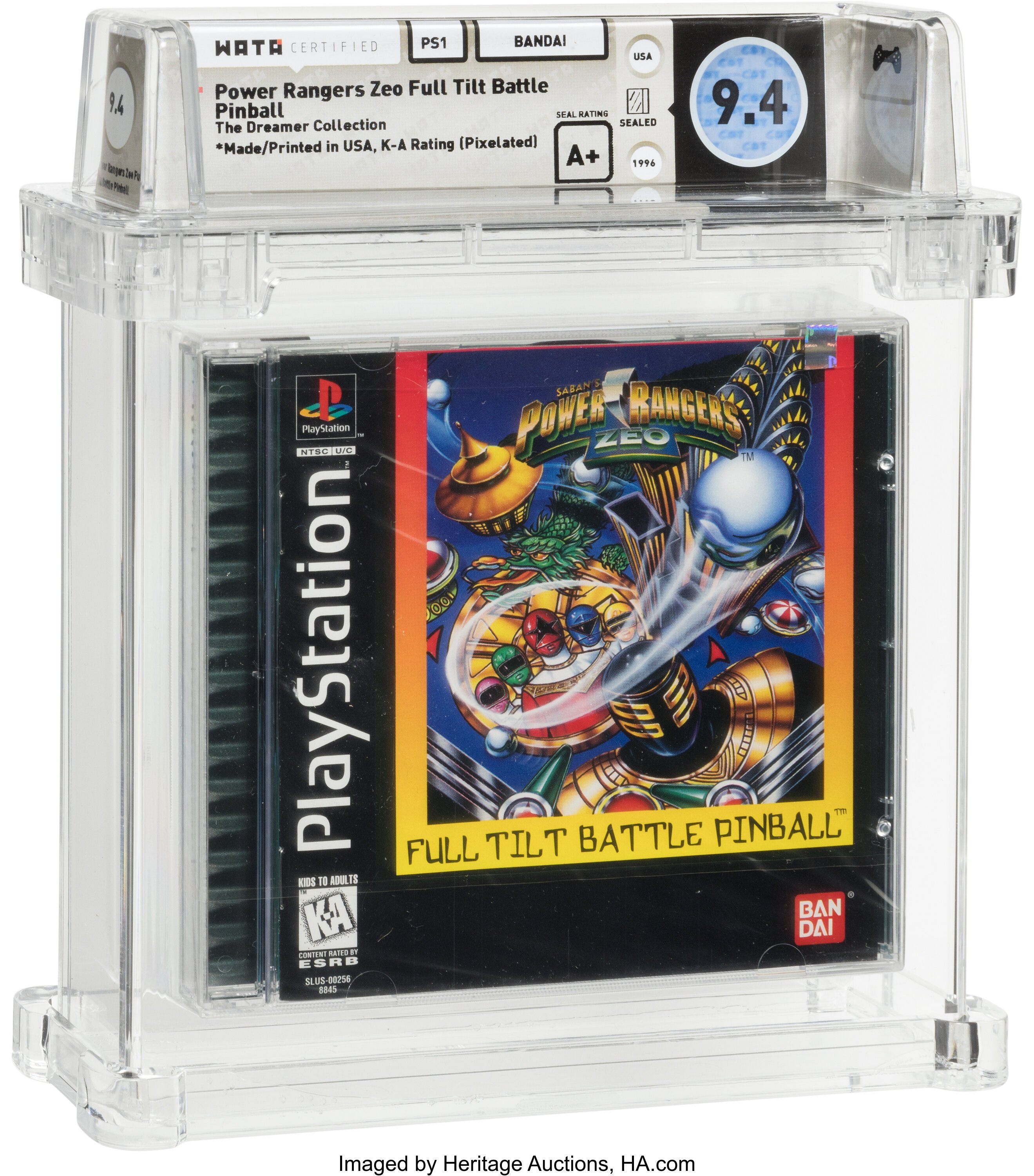 Power Rangers Zeo: Full Tilt Battle Pinball (PS1)