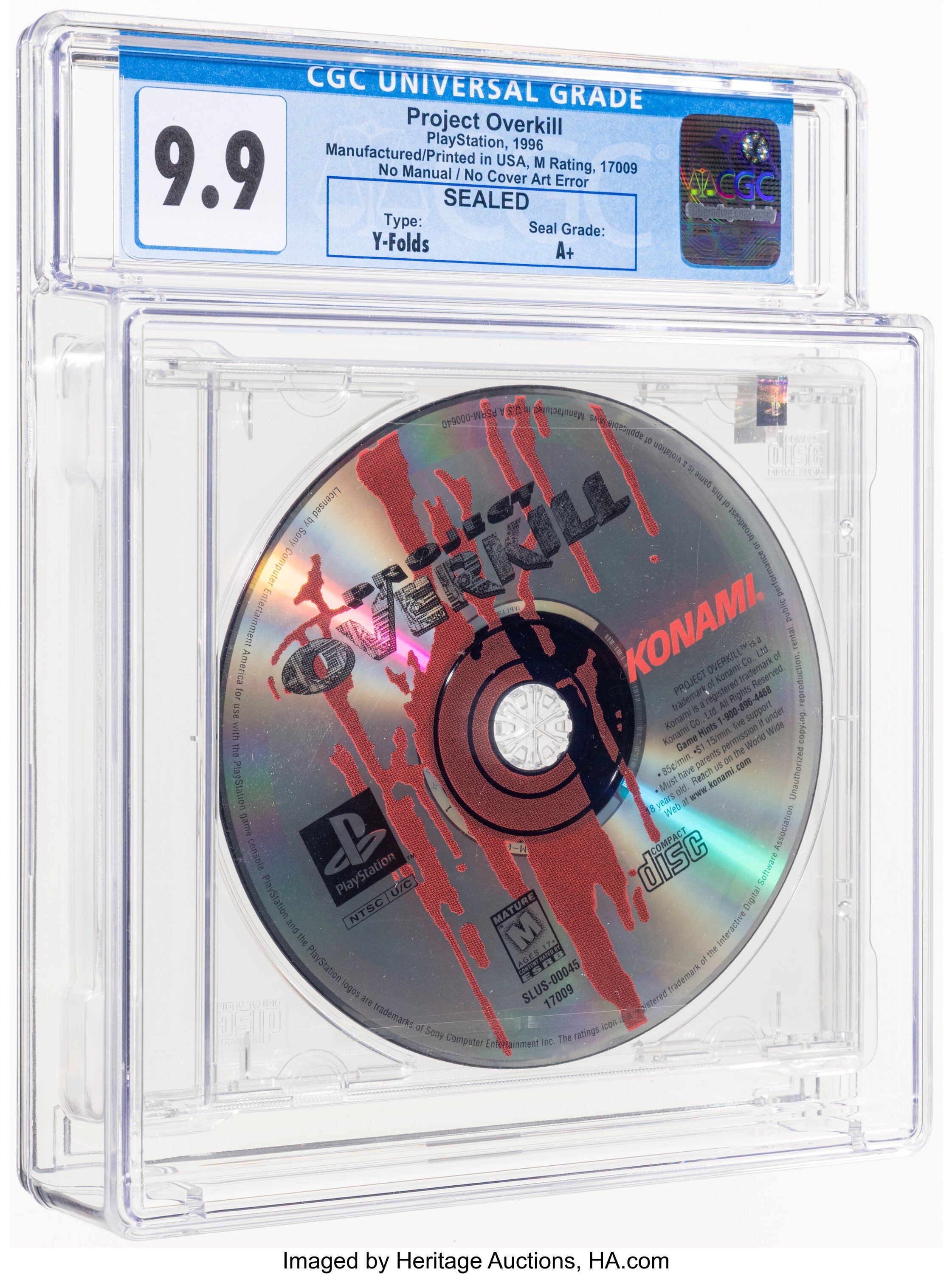 Project Overkill (PS1): PSA Pop Report & Prices