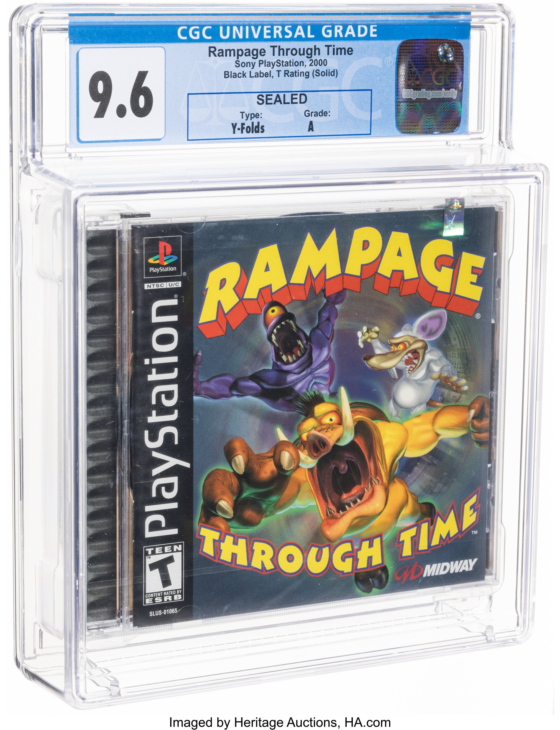 Rampage Through Time (PS1): PSA Pop Report & Prices