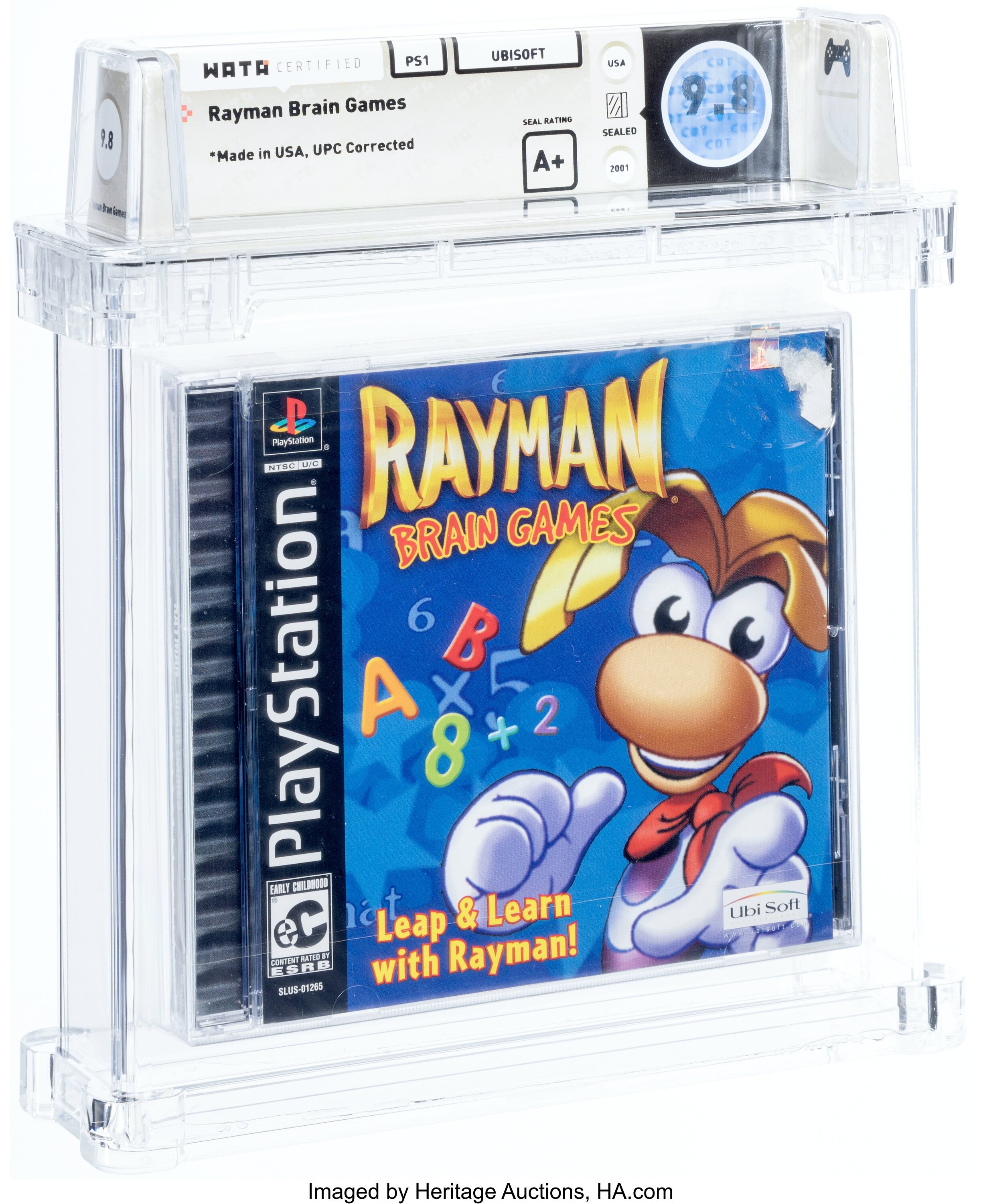 Rayman Brain Games (PS1): PSA Pop Report & Prices