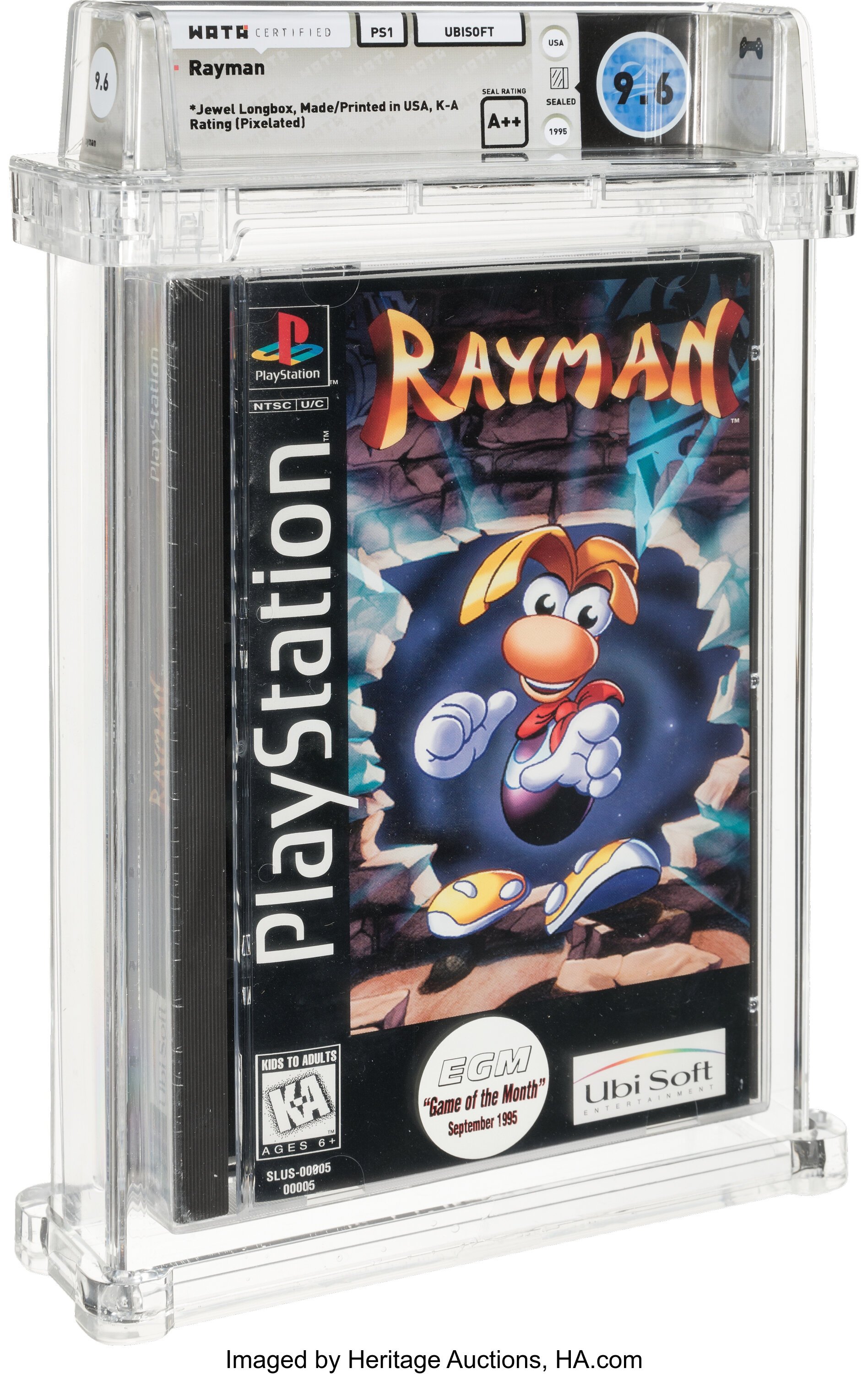 Rayman (PS1): PSA Pop Report & Prices