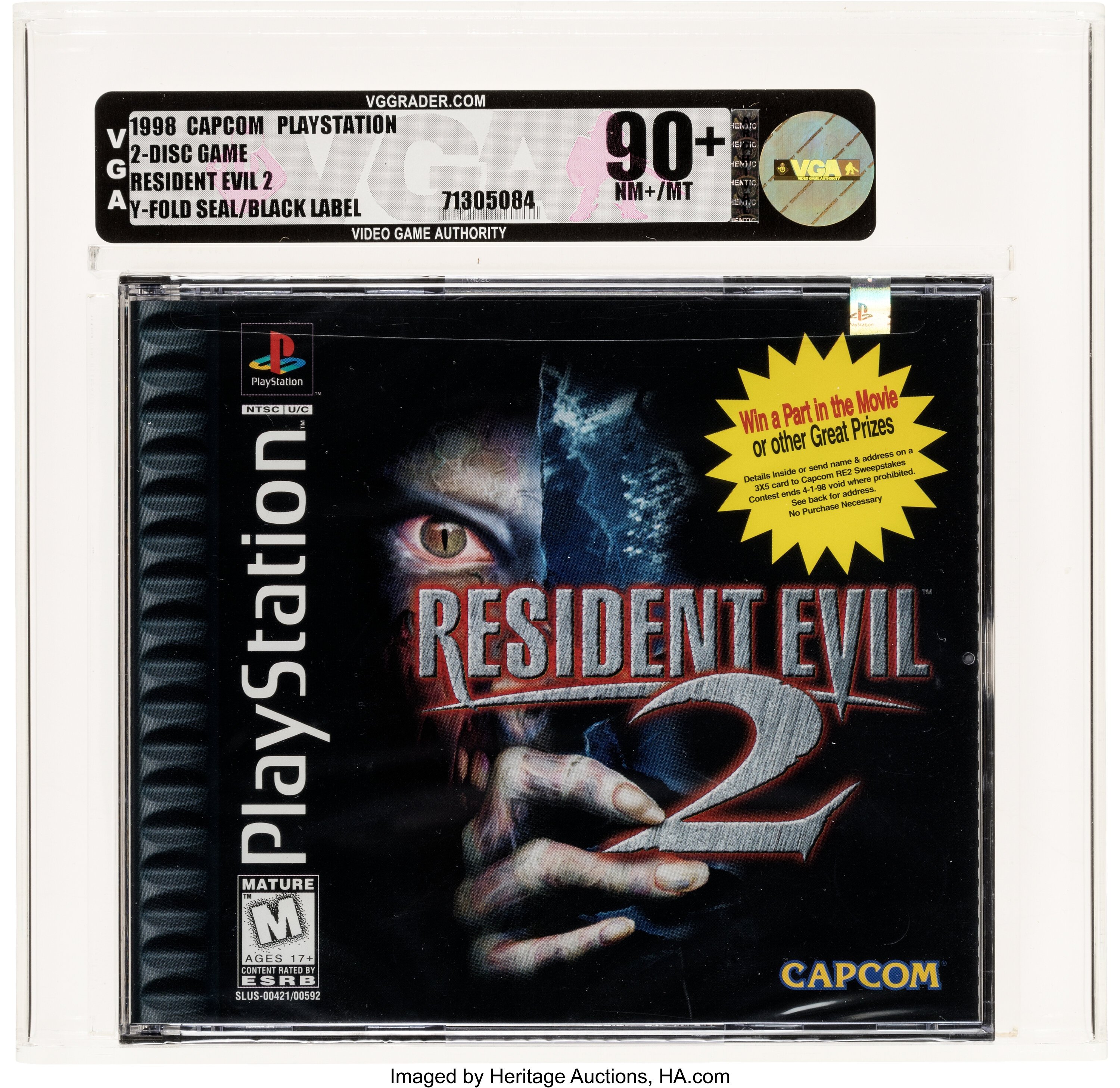 Resident Evil 2 (PS1): PSA Pop Report & Prices