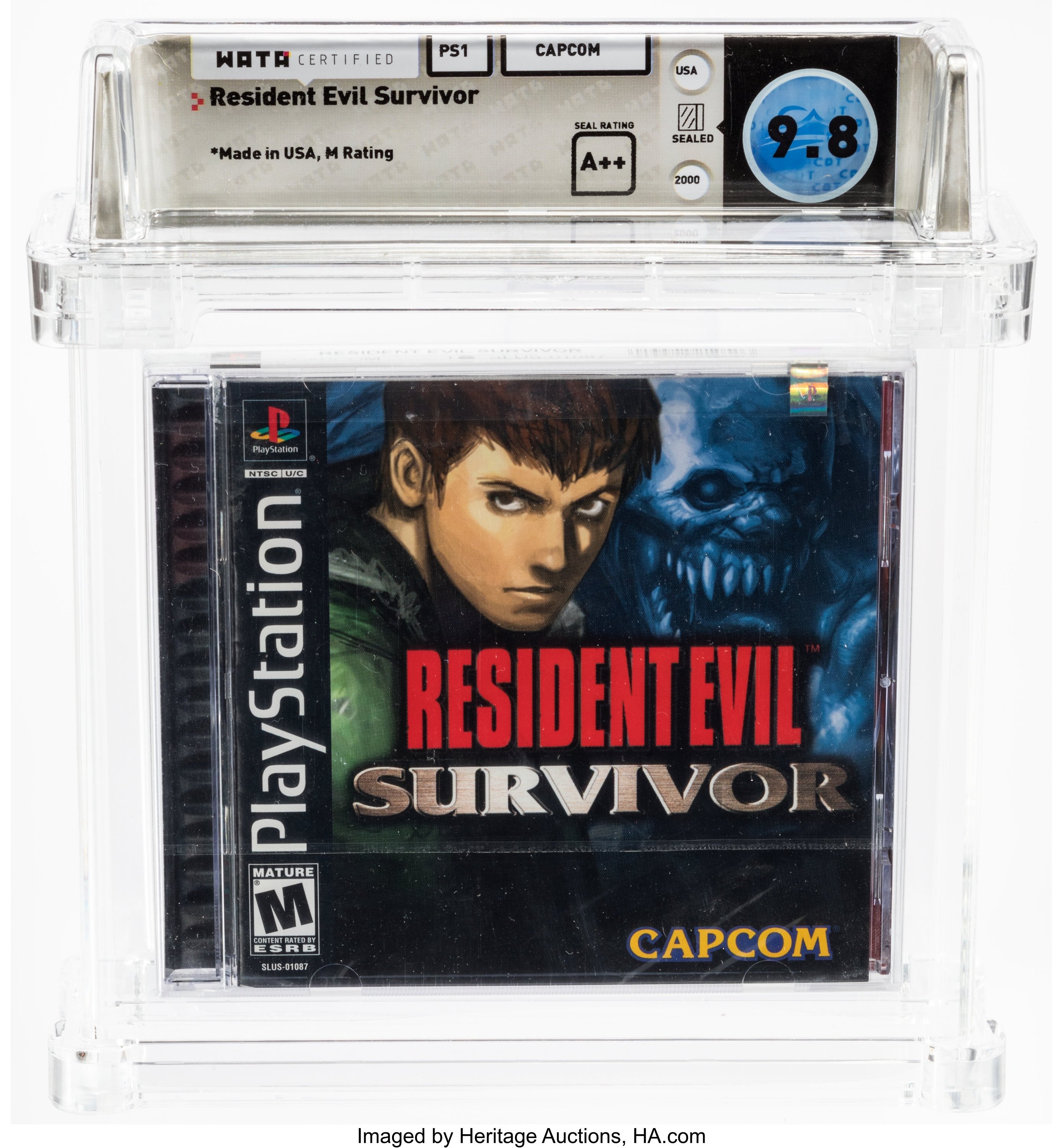 Resident Evil: Survivor (PS1) — PSA Pop Report & Prices