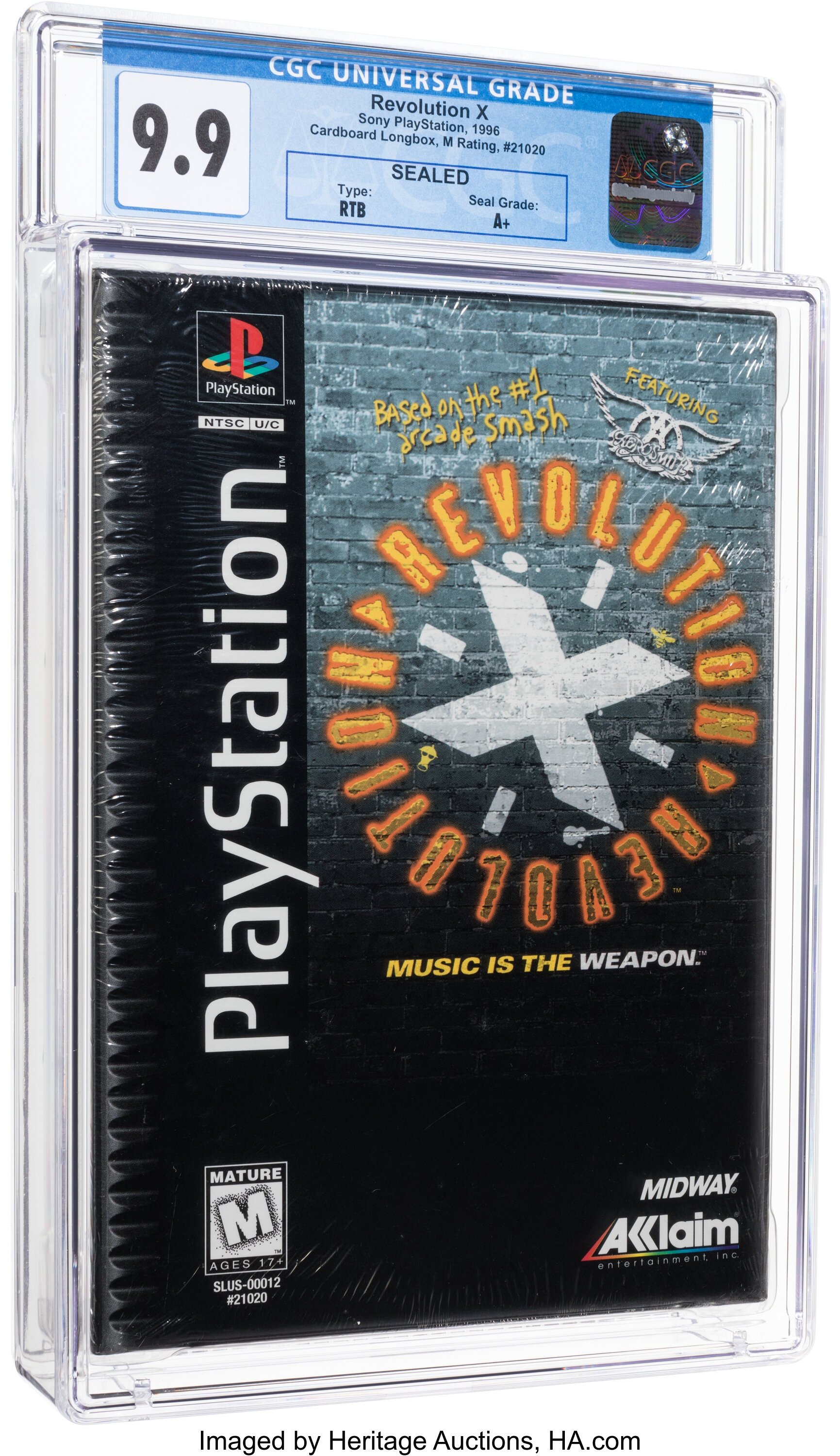 Revolution X (PS1): PSA Pop Report & Prices