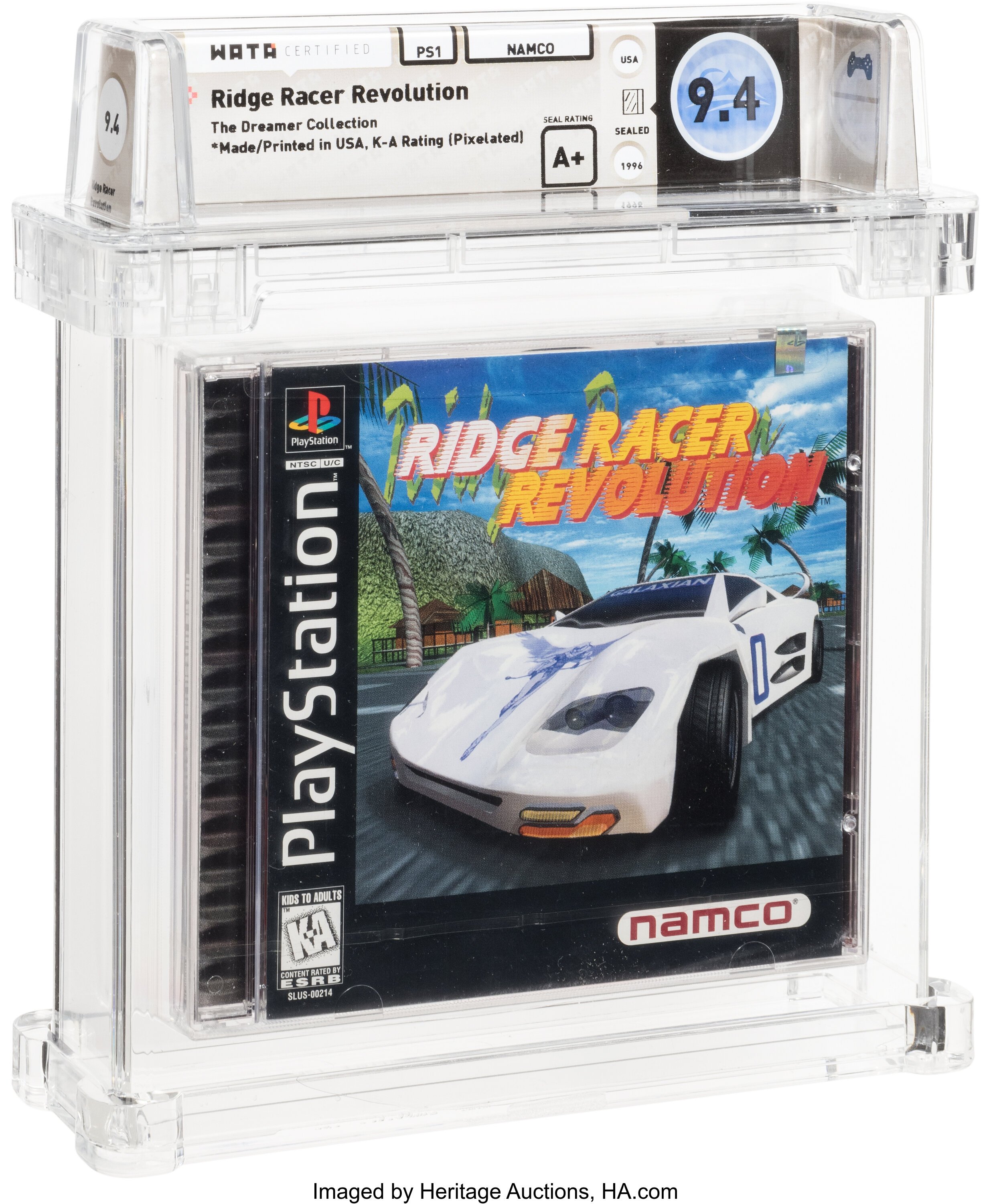 Ridge Racer Revolution (PS1): PSA Pop Report & Prices