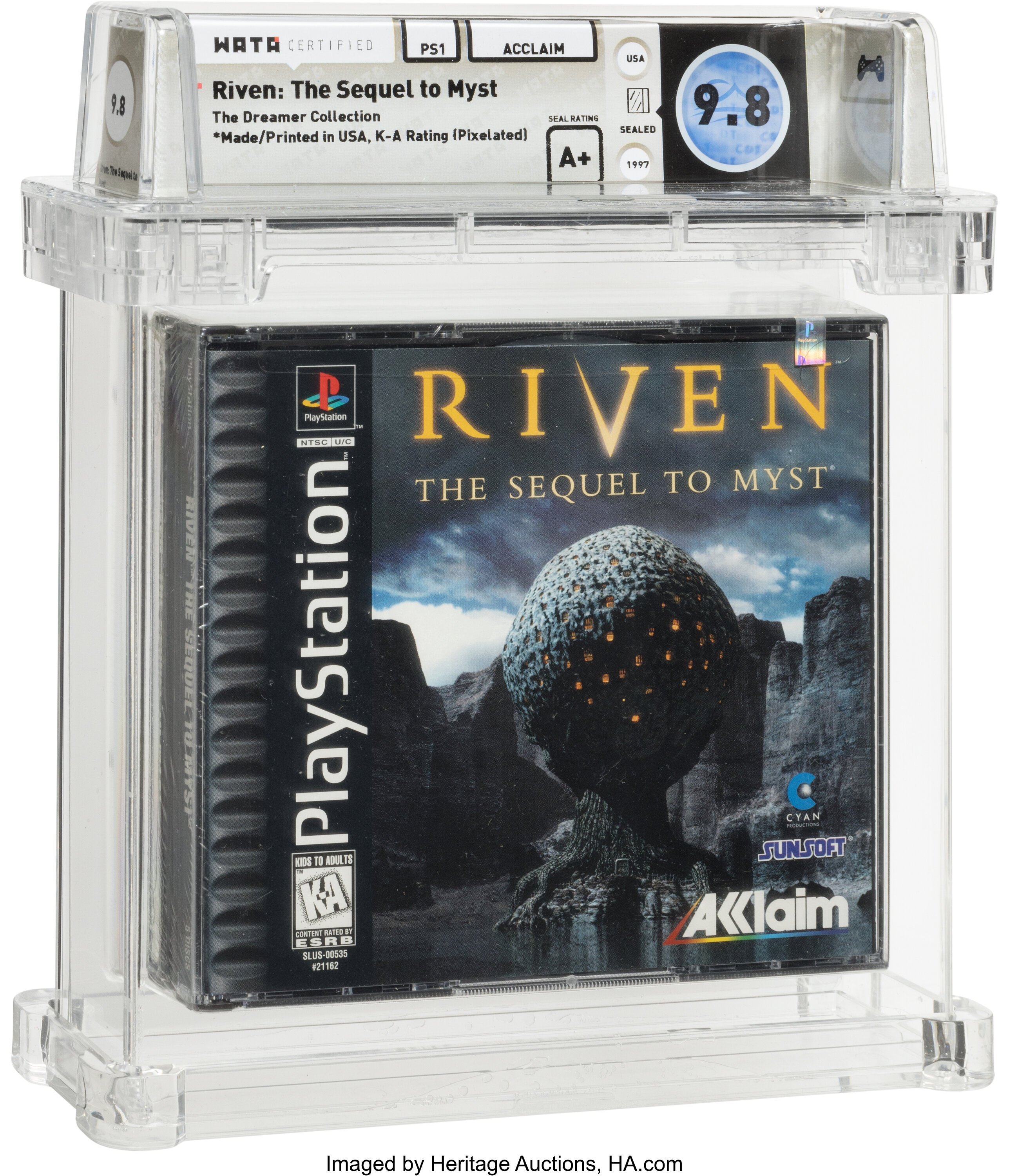 Riven: The Sequel to Myst (PS1) — PSA Pop Report & Prices