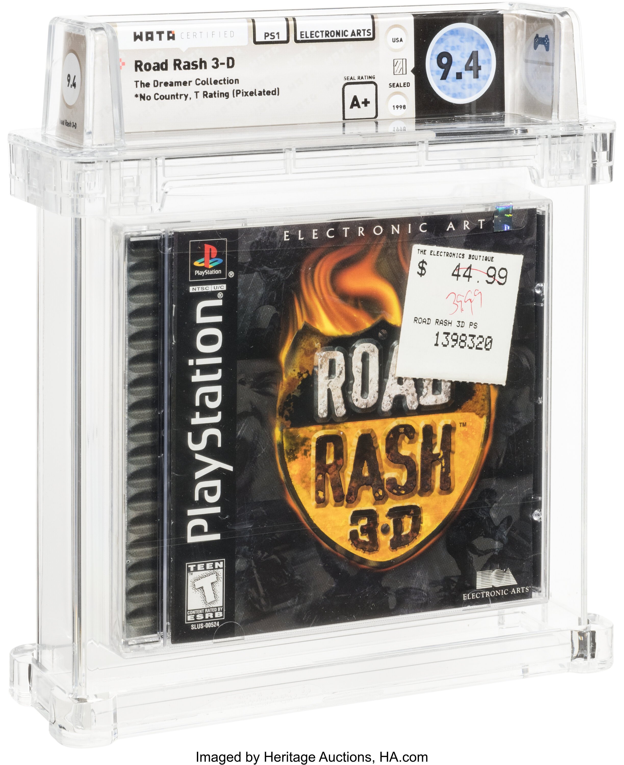 Road Rash 3-D (PS1): PSA Pop Report & Prices