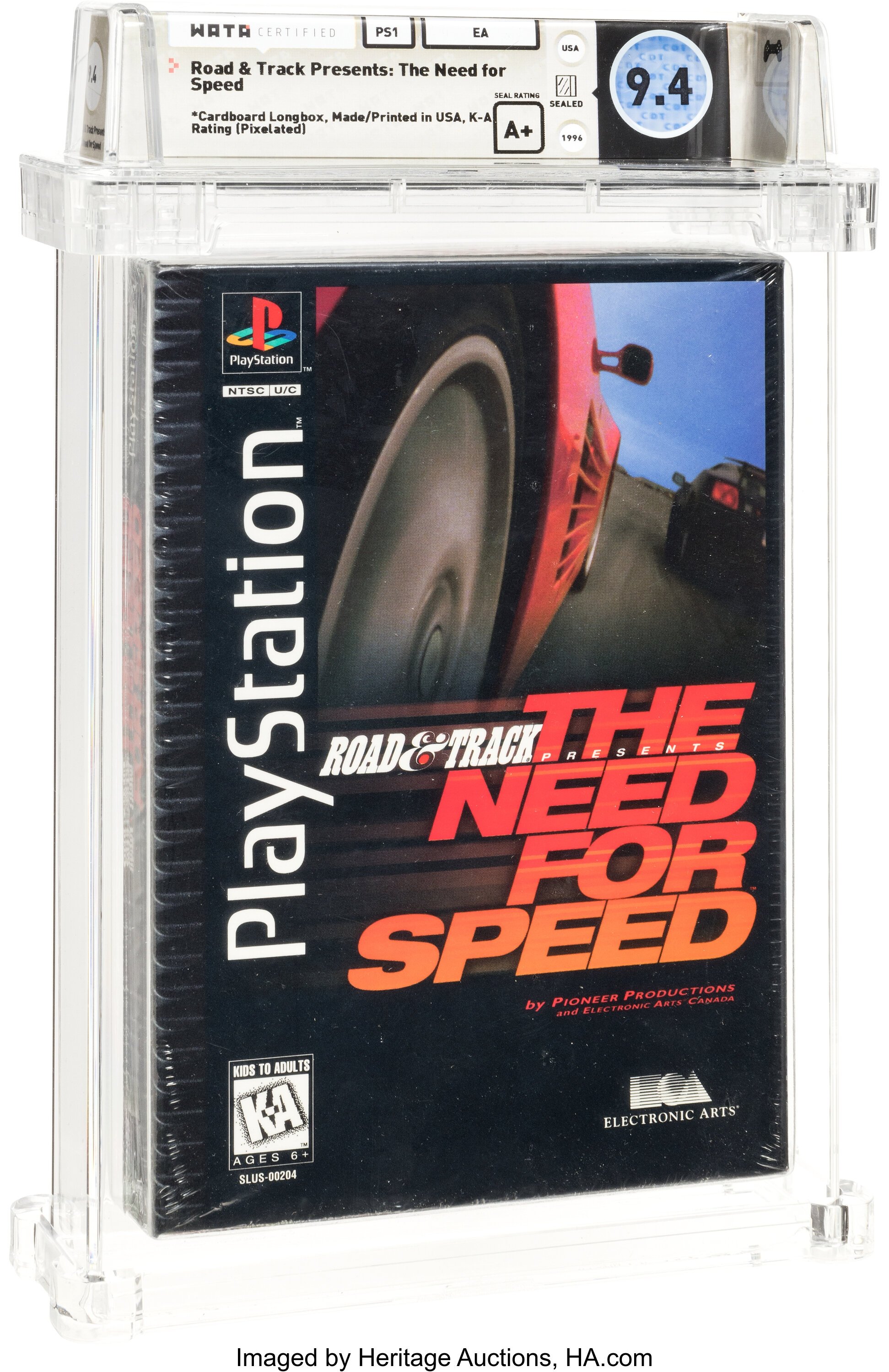 Road & Track Presents: The Need for Speed (PS1) — Pop Report