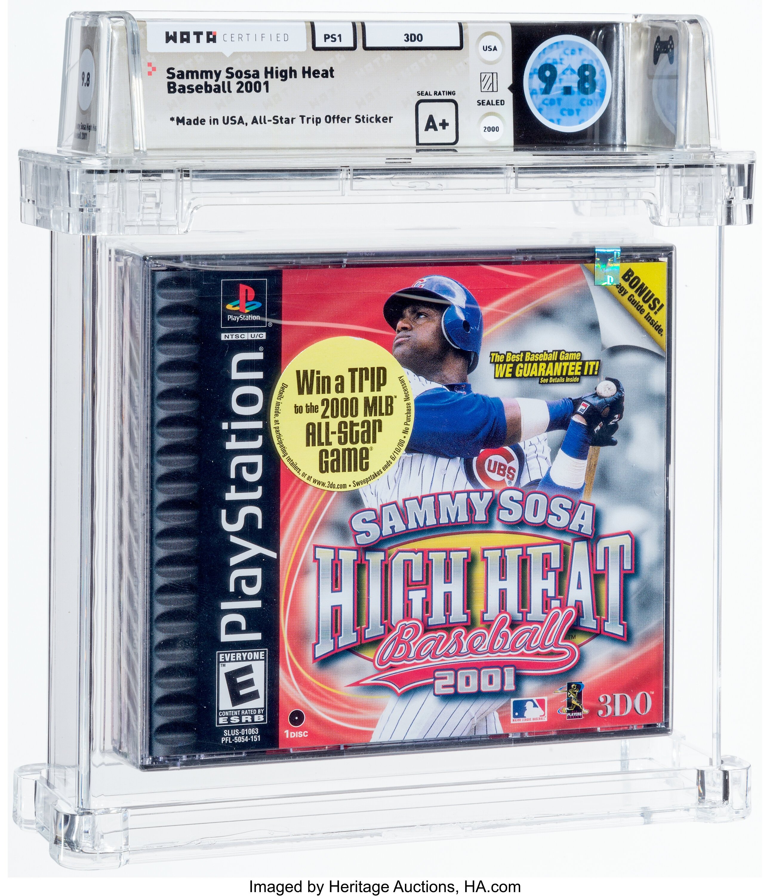 Sammy Sosa High Heat Baseball 2001 (PS1): PSA Pop & Prices