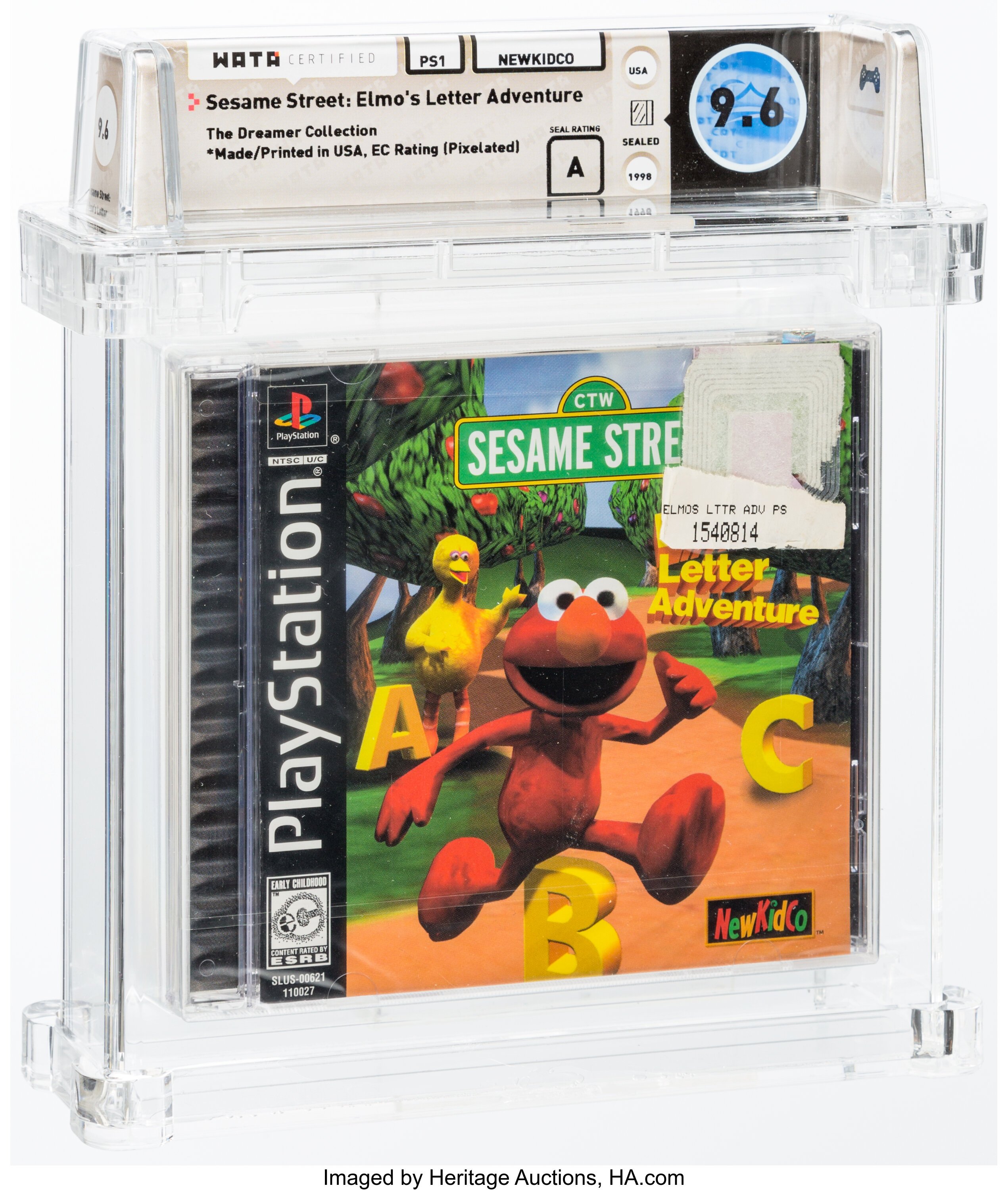 Sesame Street: Elmo's Letter Adventure (PS1) — Pop Report