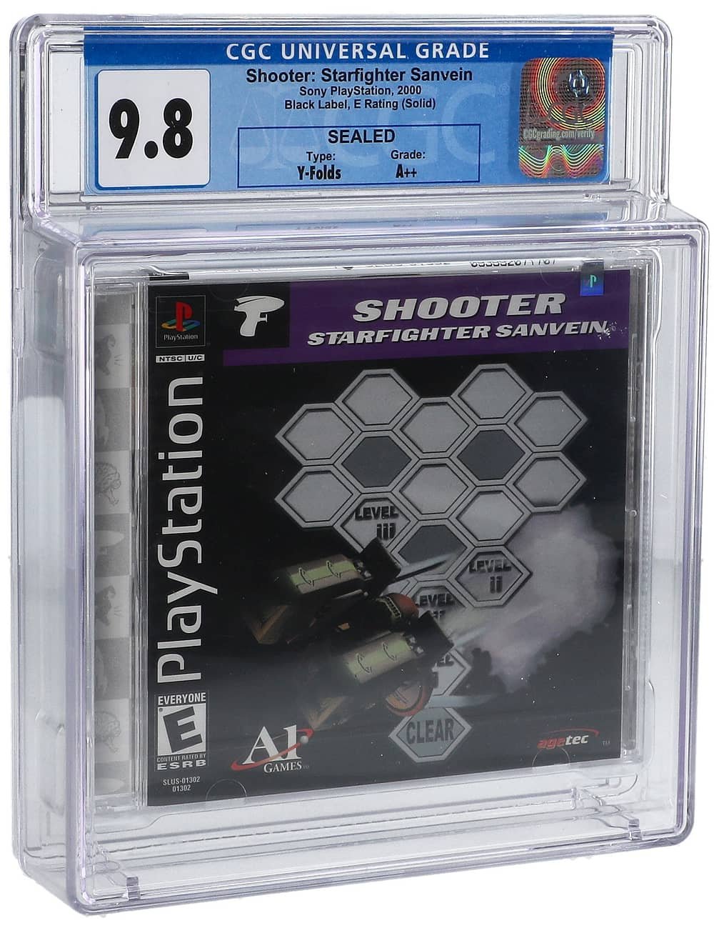 Shooter: Starfighter Sanvein (PS1) — PSA Pop Report & Prices