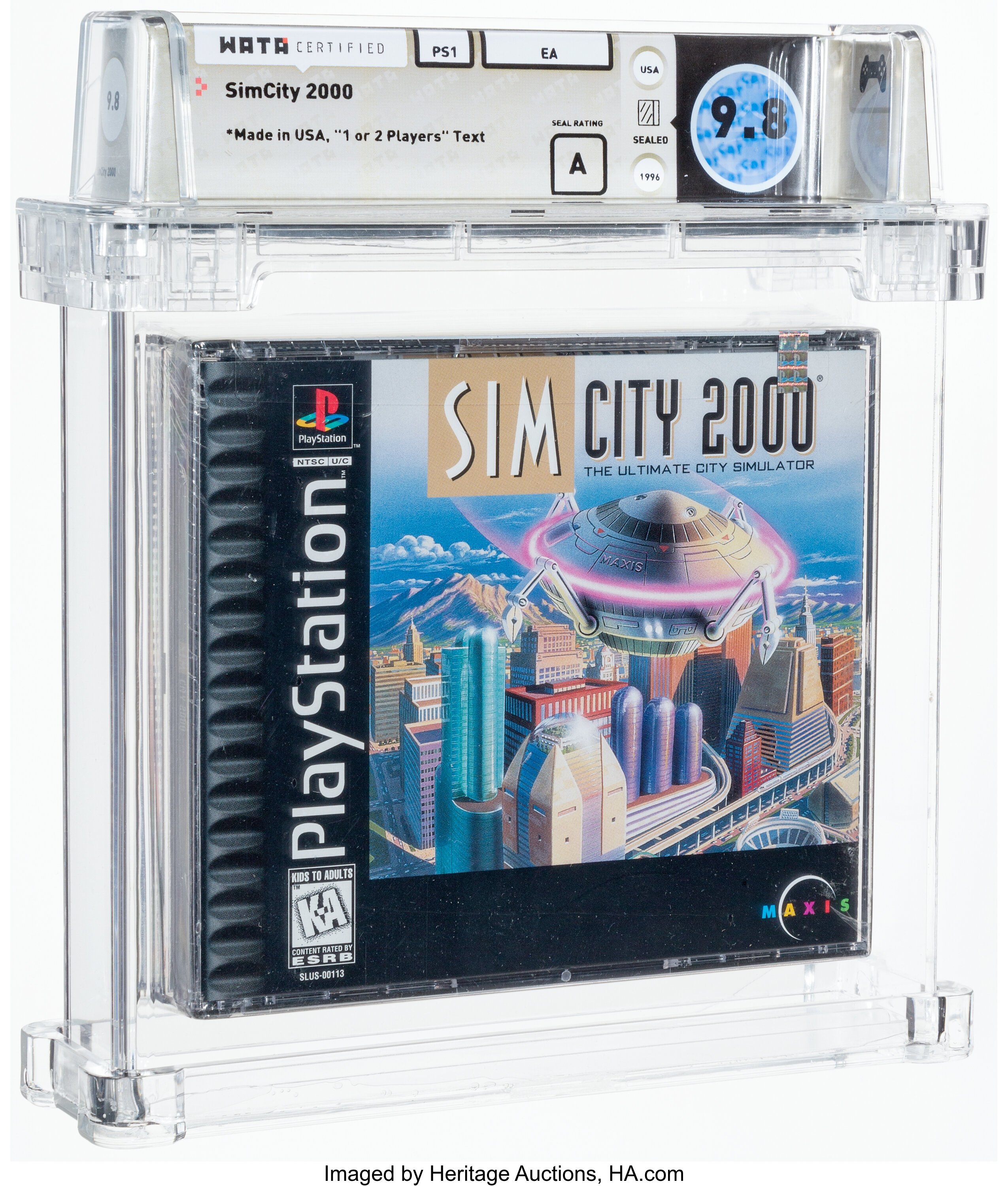 SimCity 2000 (PS1): PSA Pop Report & Prices