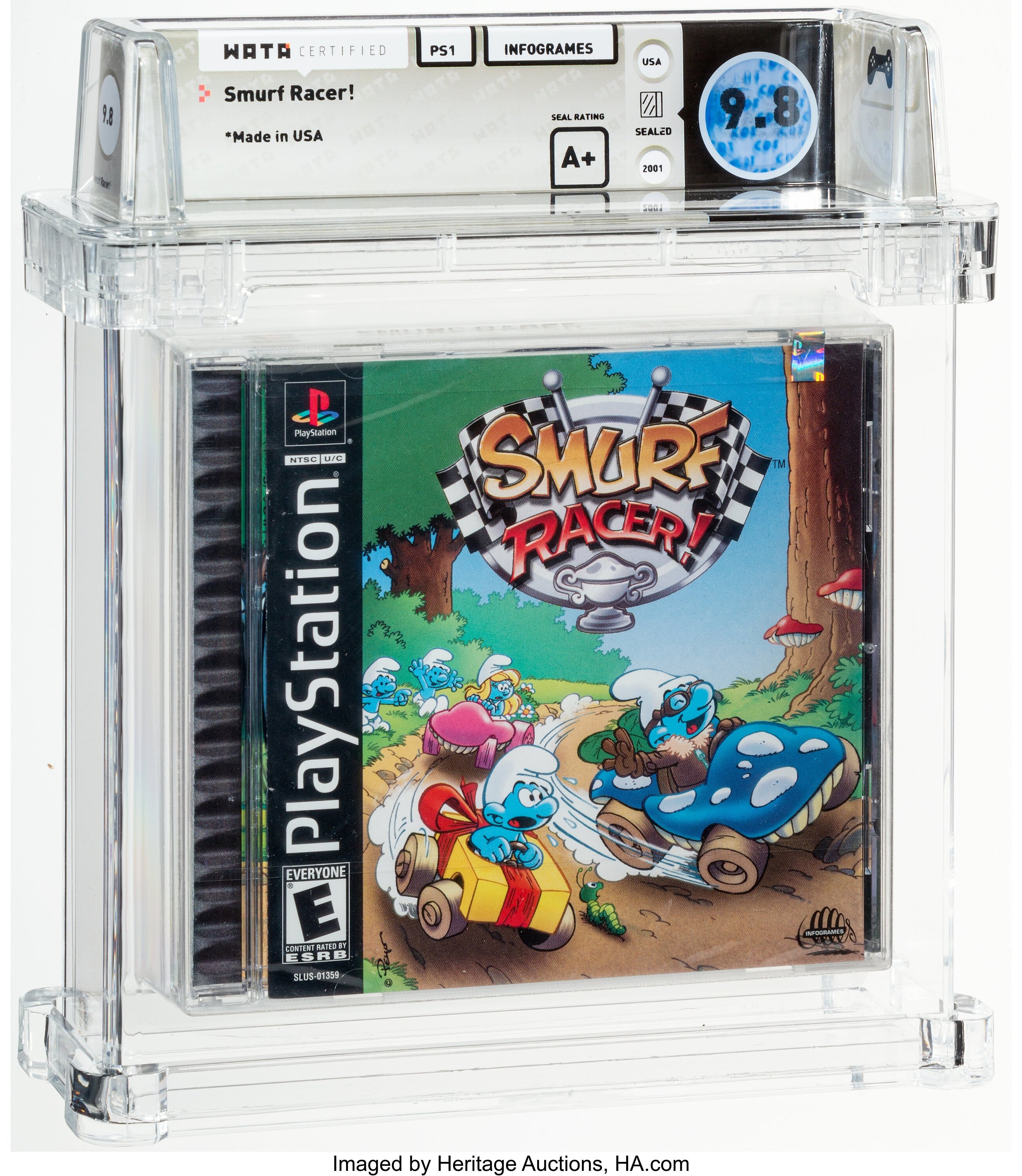 Smurf Racer! (PS1): PSA Pop Report & Prices