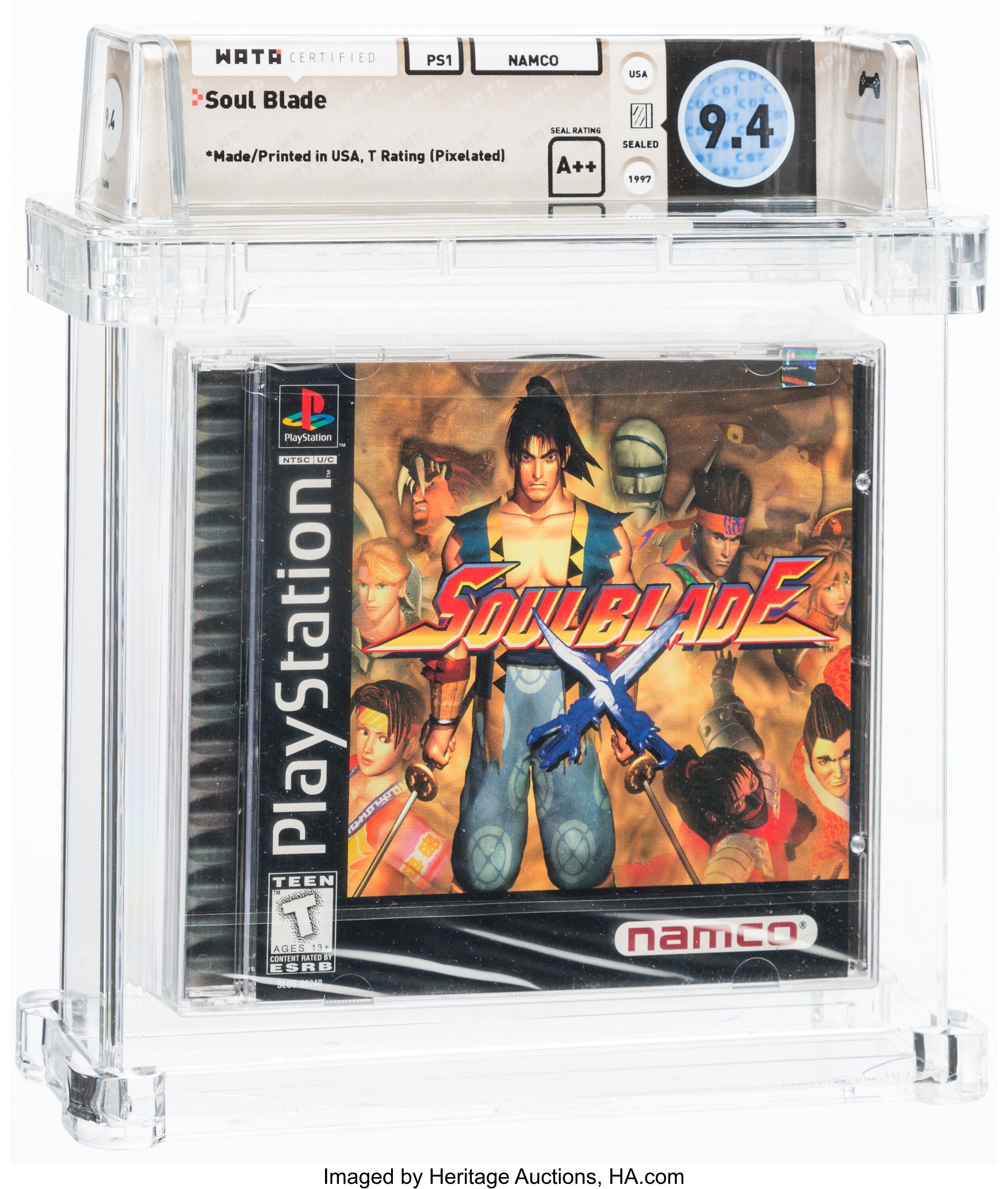Soul Blade (PS1): PSA Pop Report & Prices