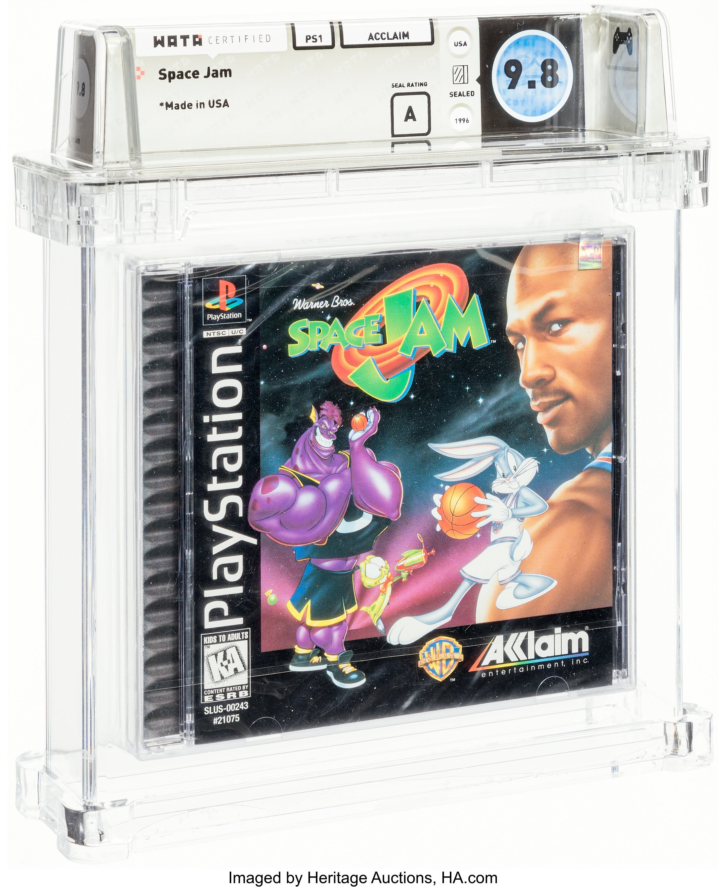 Space Jam (PS1): PSA Pop Report & Prices