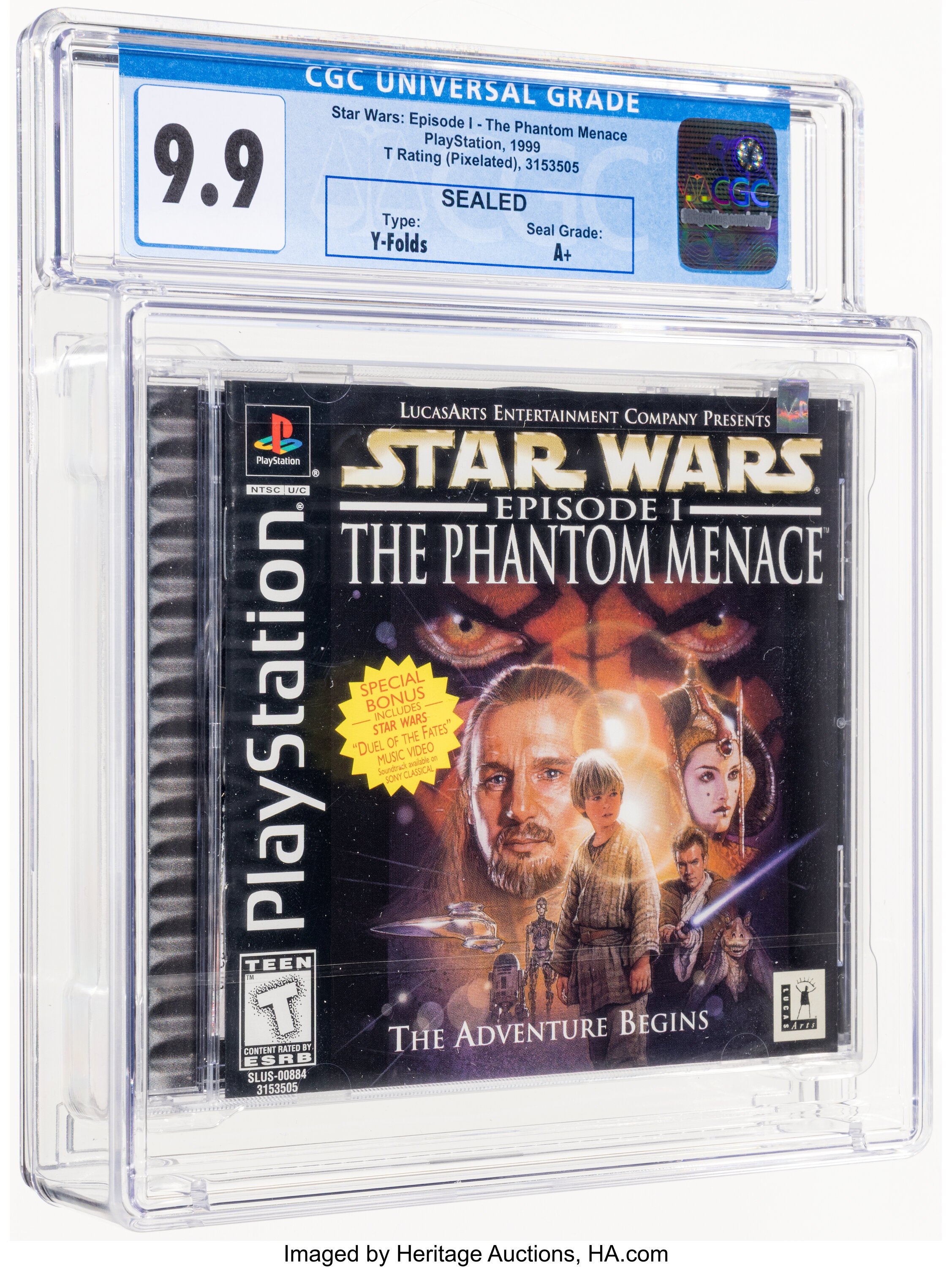 Star Wars Episode I: The Phantom Menace (PS1) — Pop Report