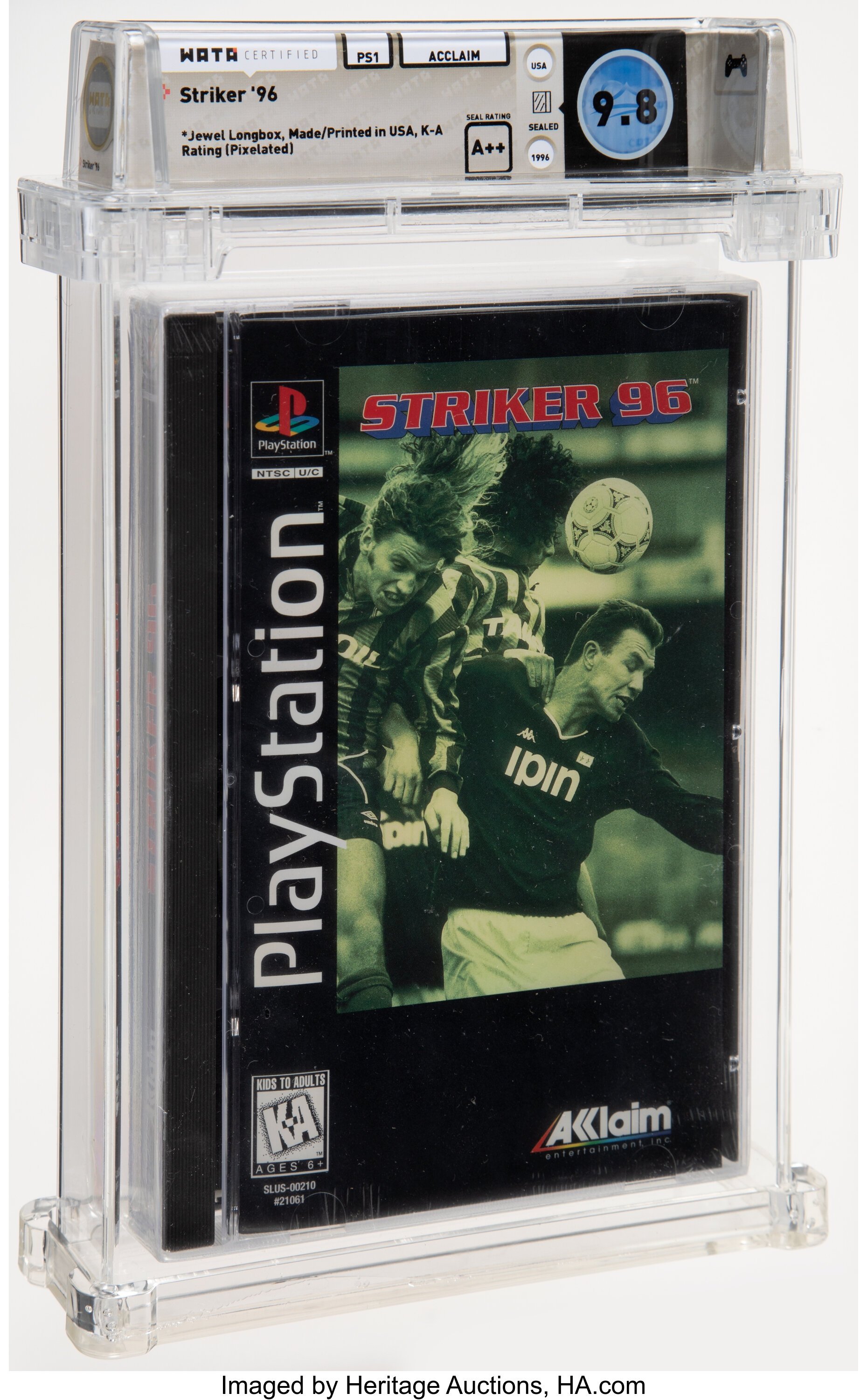 Striker '96 (PS1): PSA Pop Report & Prices