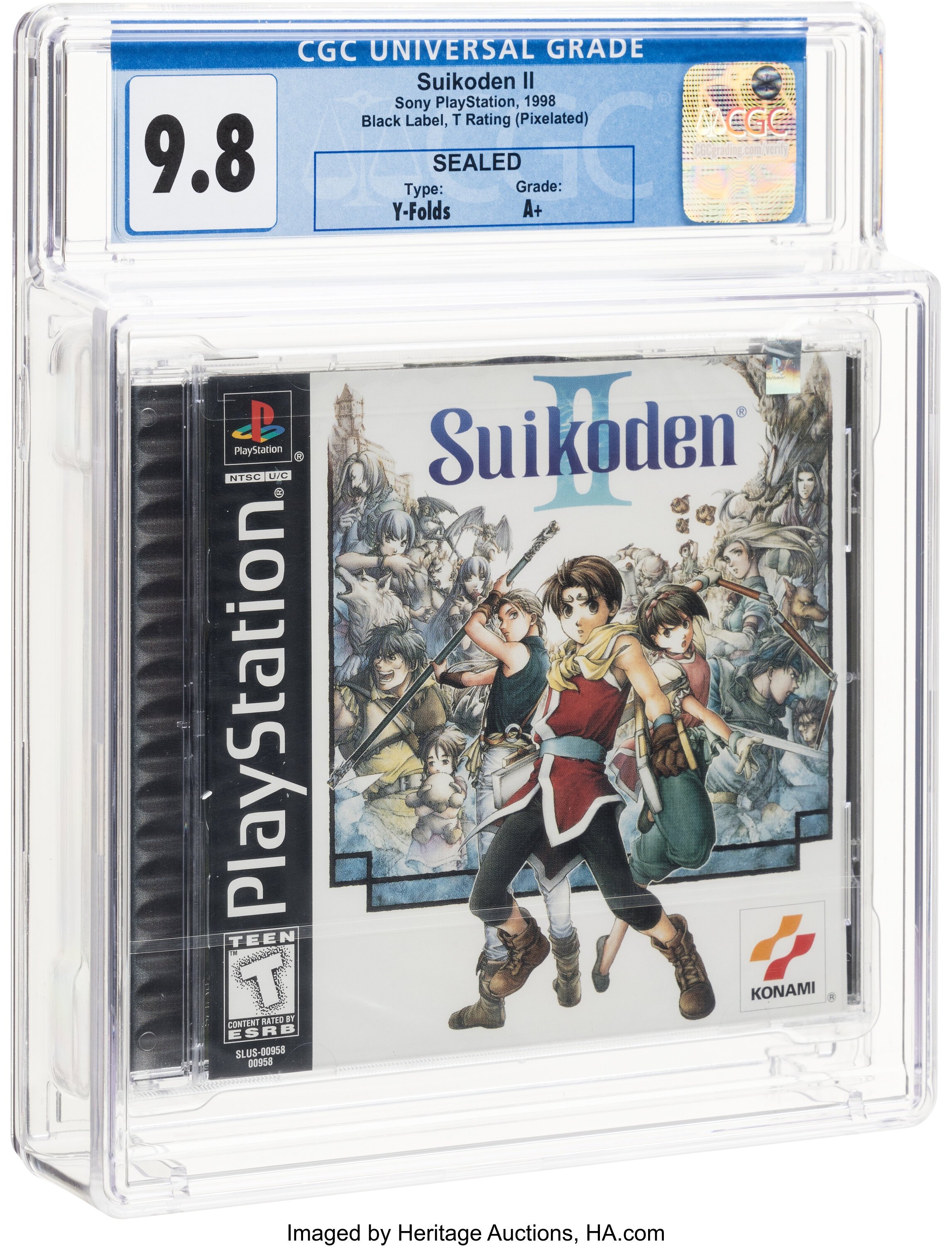 Suikoden II (PS1): PSA Pop Report & Prices