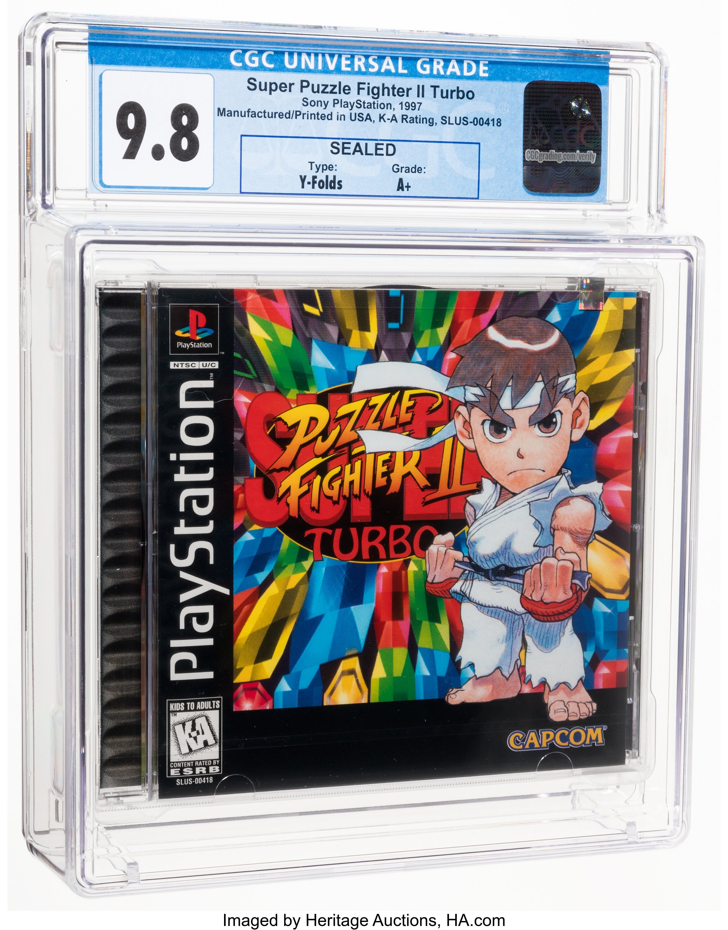 Super Puzzle Fighter II Turbo (PS1): PSA Pop Report & Prices