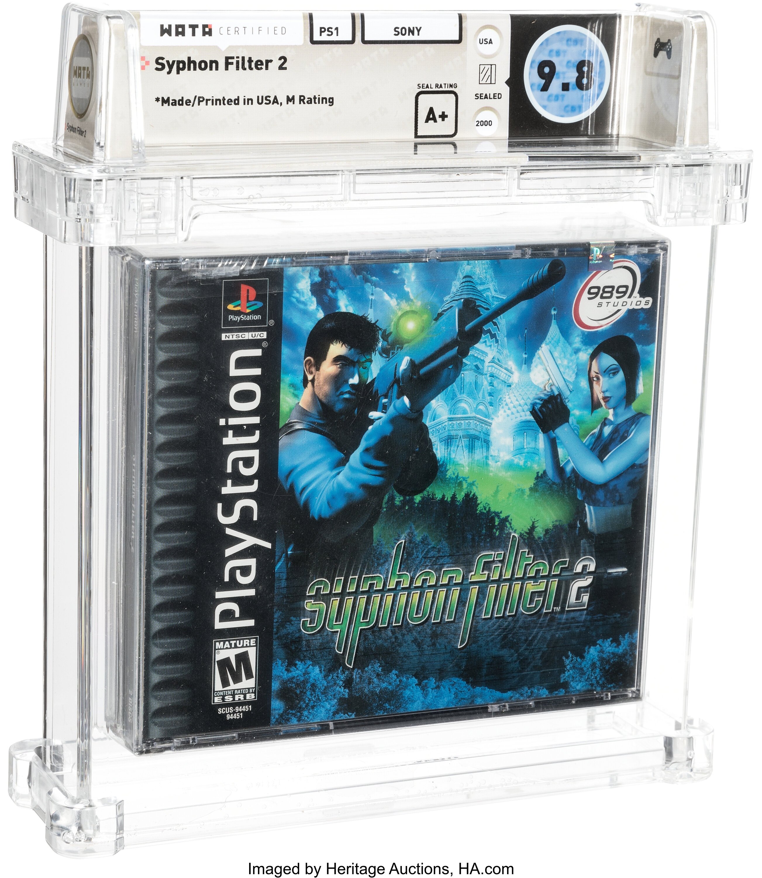 Syphon Filter 2 (PS1): PSA Pop Report & Prices