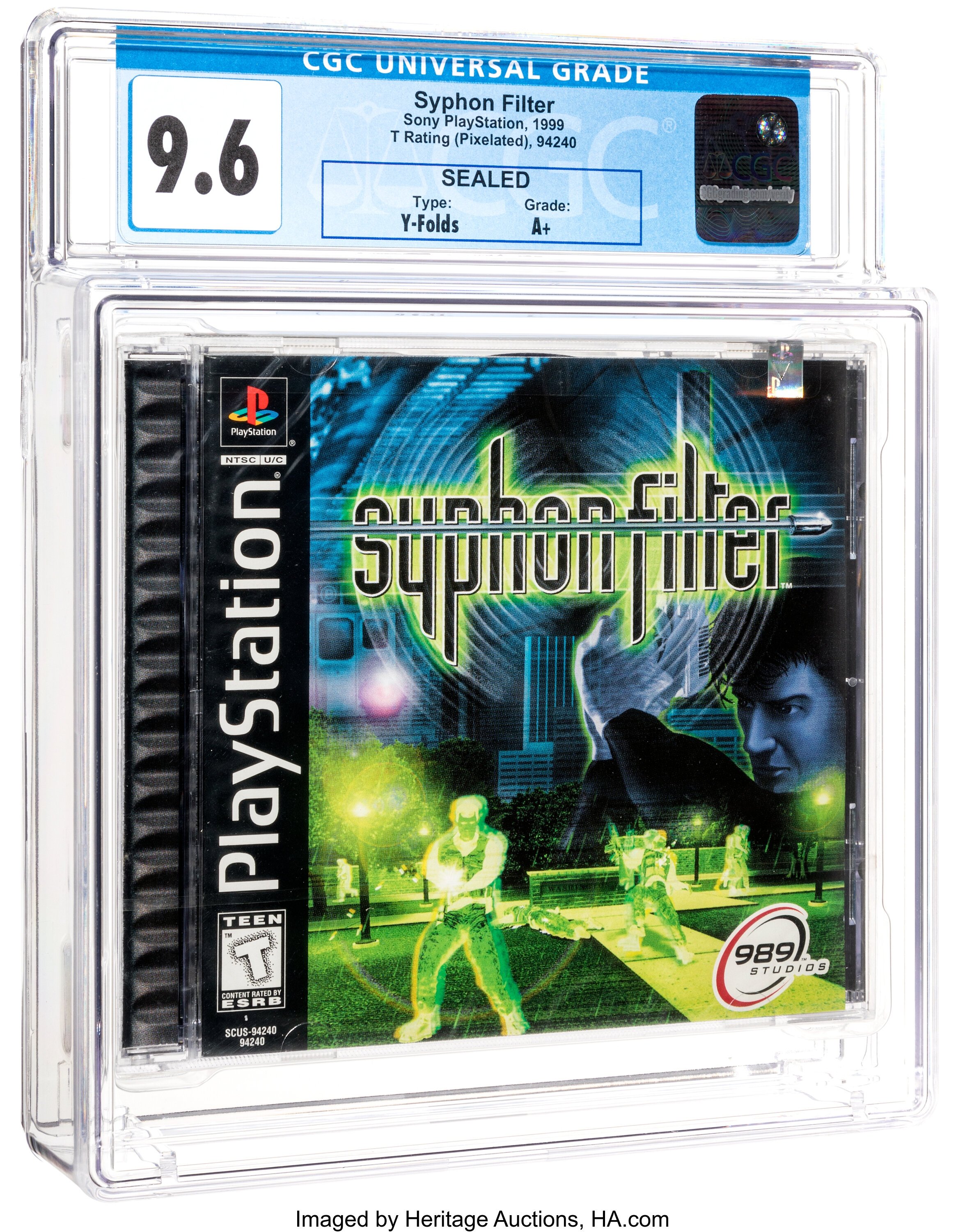 Syphon Filter (PS1): PSA Pop Report & Prices