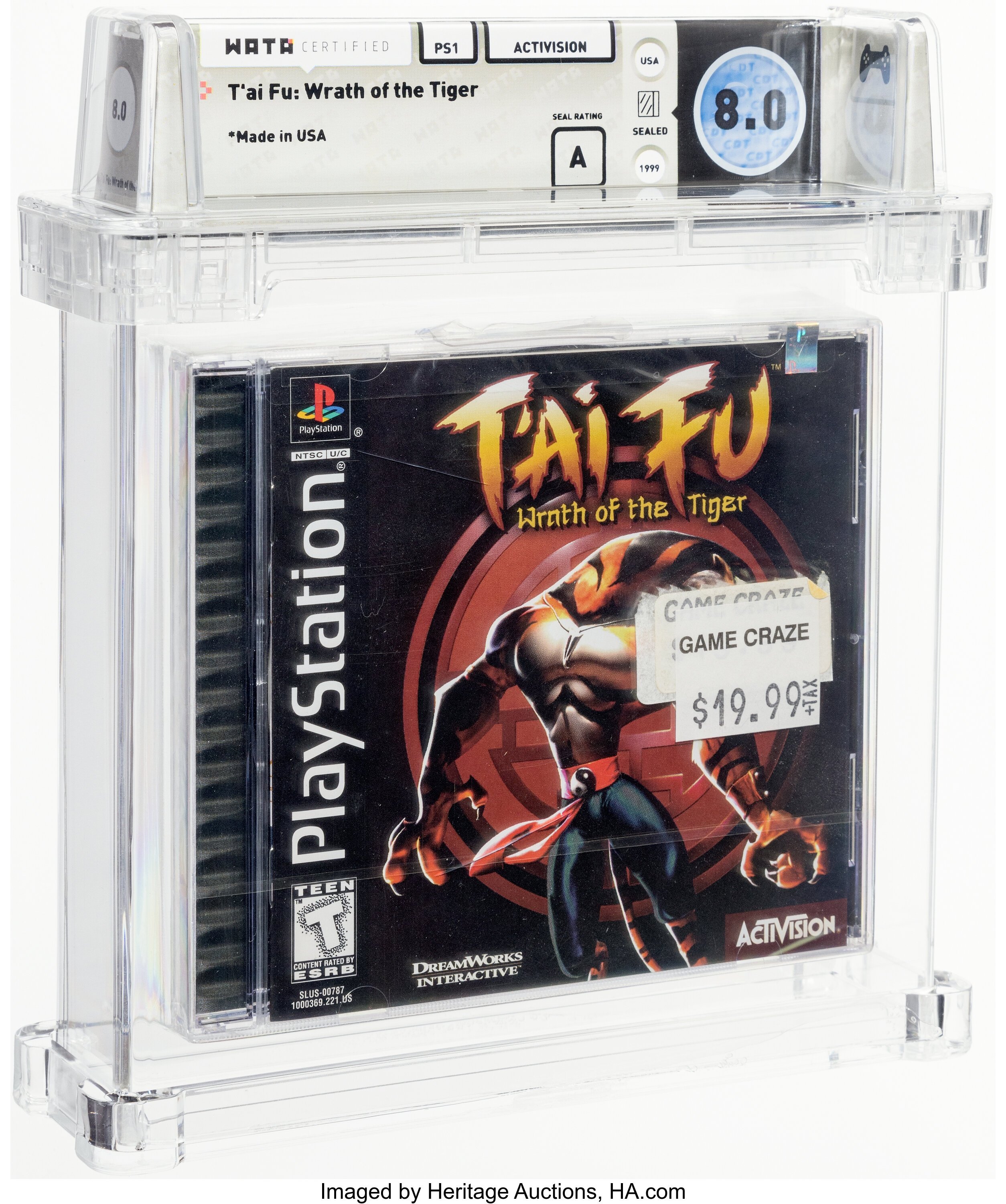 T'ai Fu: Wrath of the Tiger (PS1) — PSA Pop Report & Prices