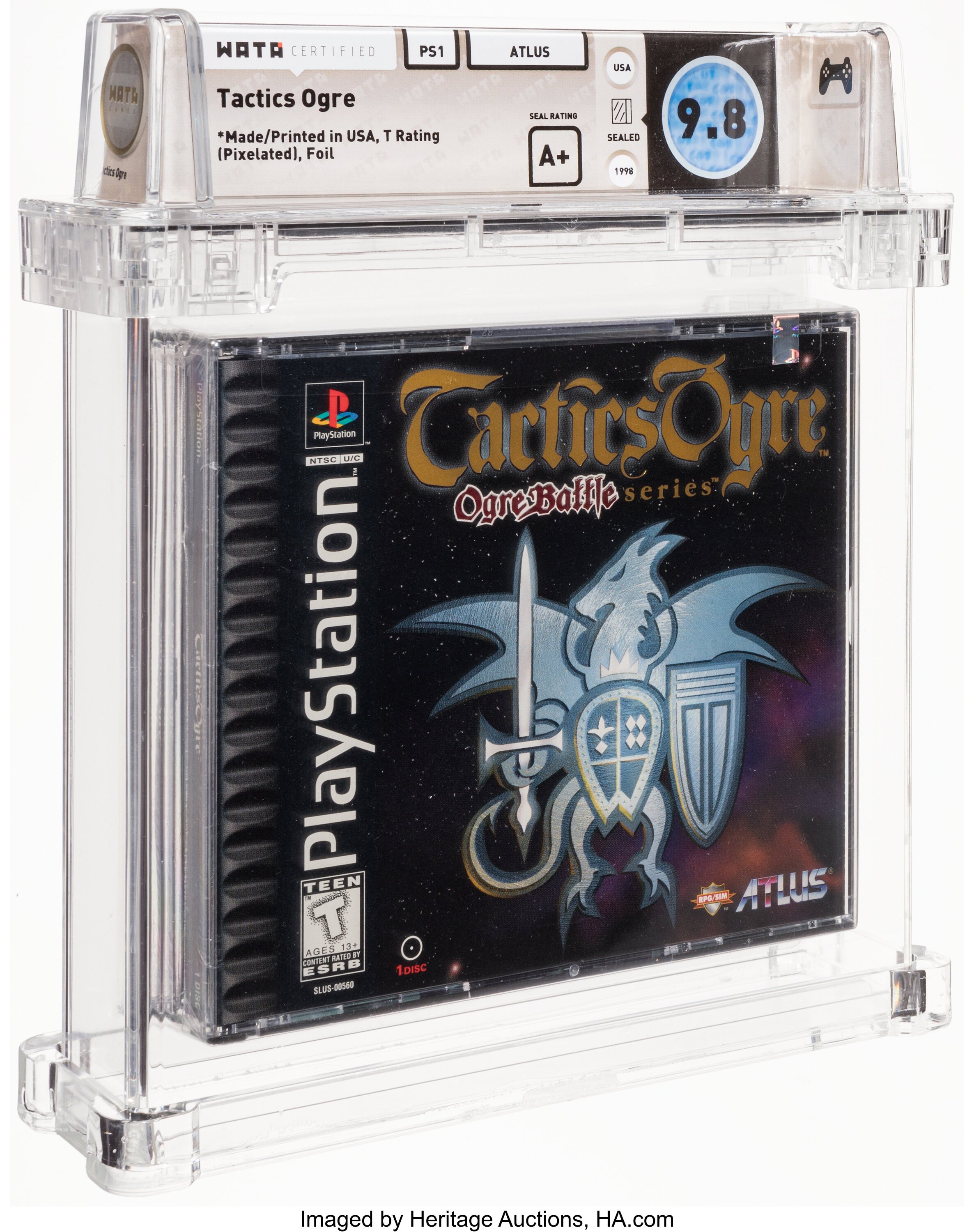 Tactics Ogre (PS1): PSA Pop Report & Prices
