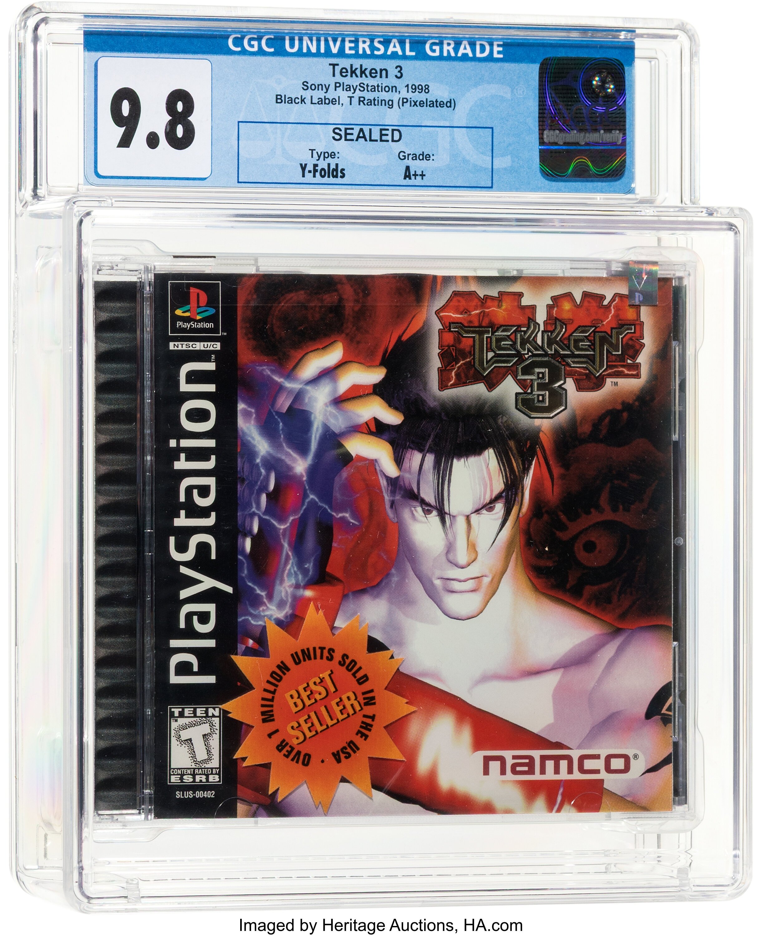 Tekken 3 (PS1): PSA Pop Report & Prices
