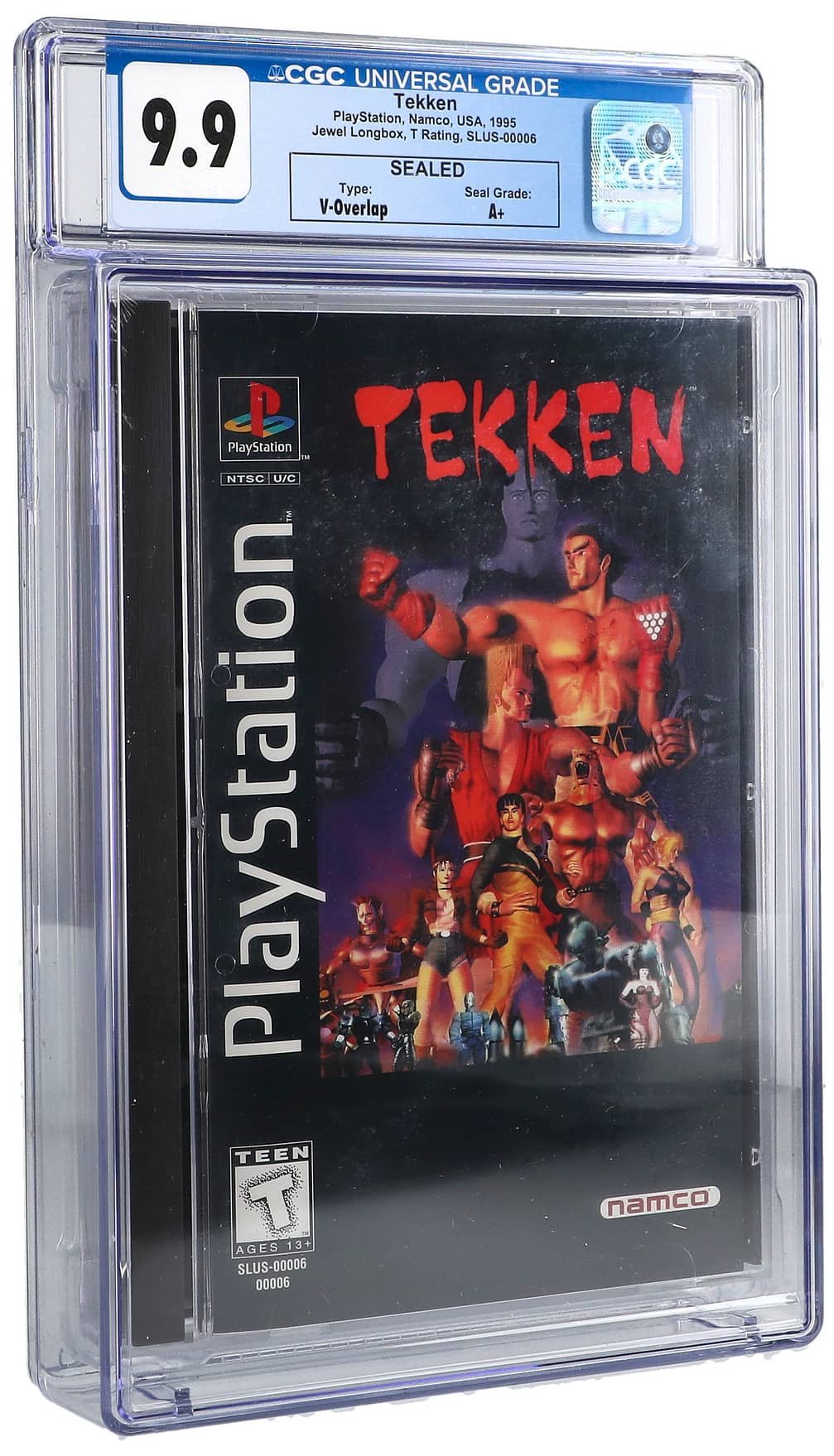 Tekken CGC 9.9 A+, the copy sold