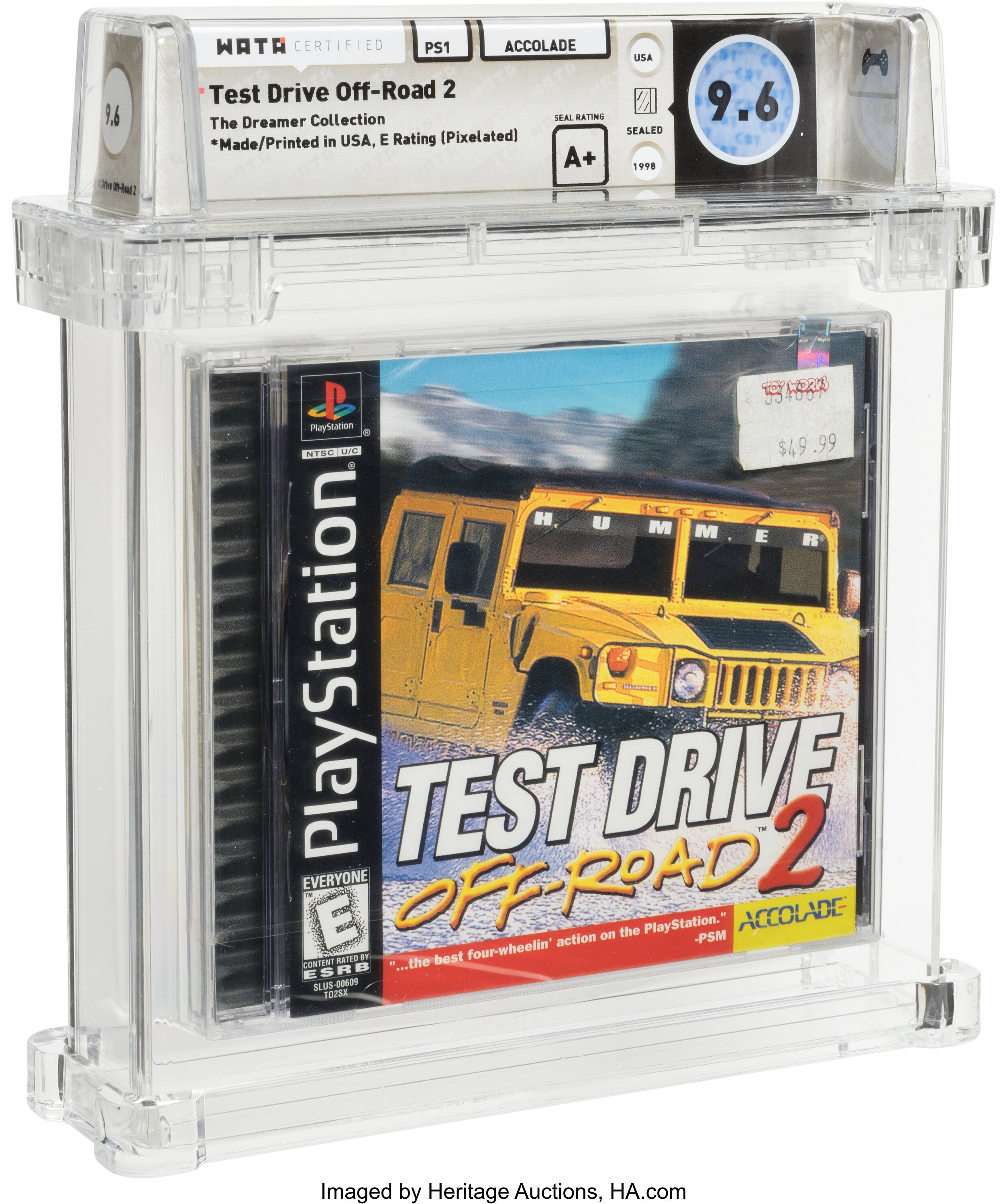 Test Drive Off-Road 2 (PS1): PSA Pop Report & Prices